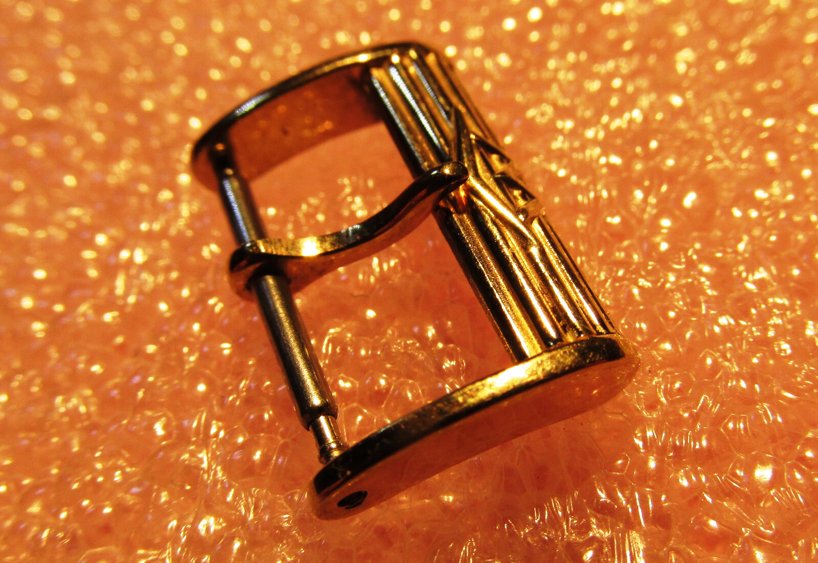 MOVADO – SOLID PINK (ROSE) GOLD 750 – ORIGINAL VINTAGE BUCKLE 14mm – SWISS MADE