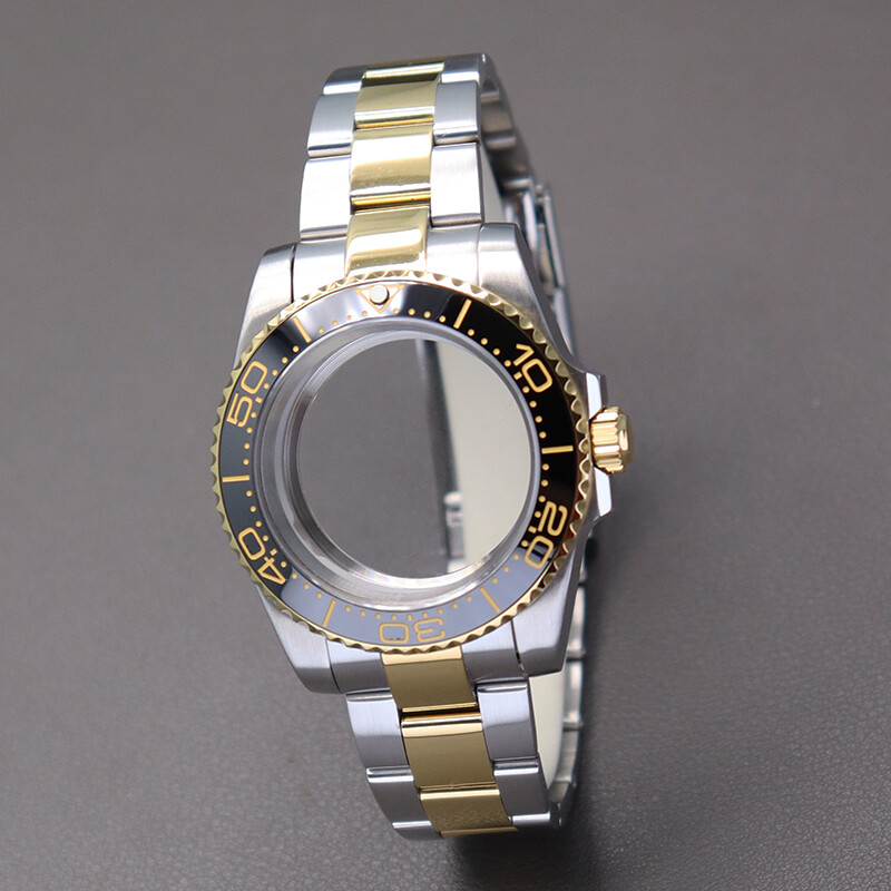 40mm Luxury men Watch Case Sapphire For Seiko Nh35 Eta 2824 Miyota 8215 PT5000