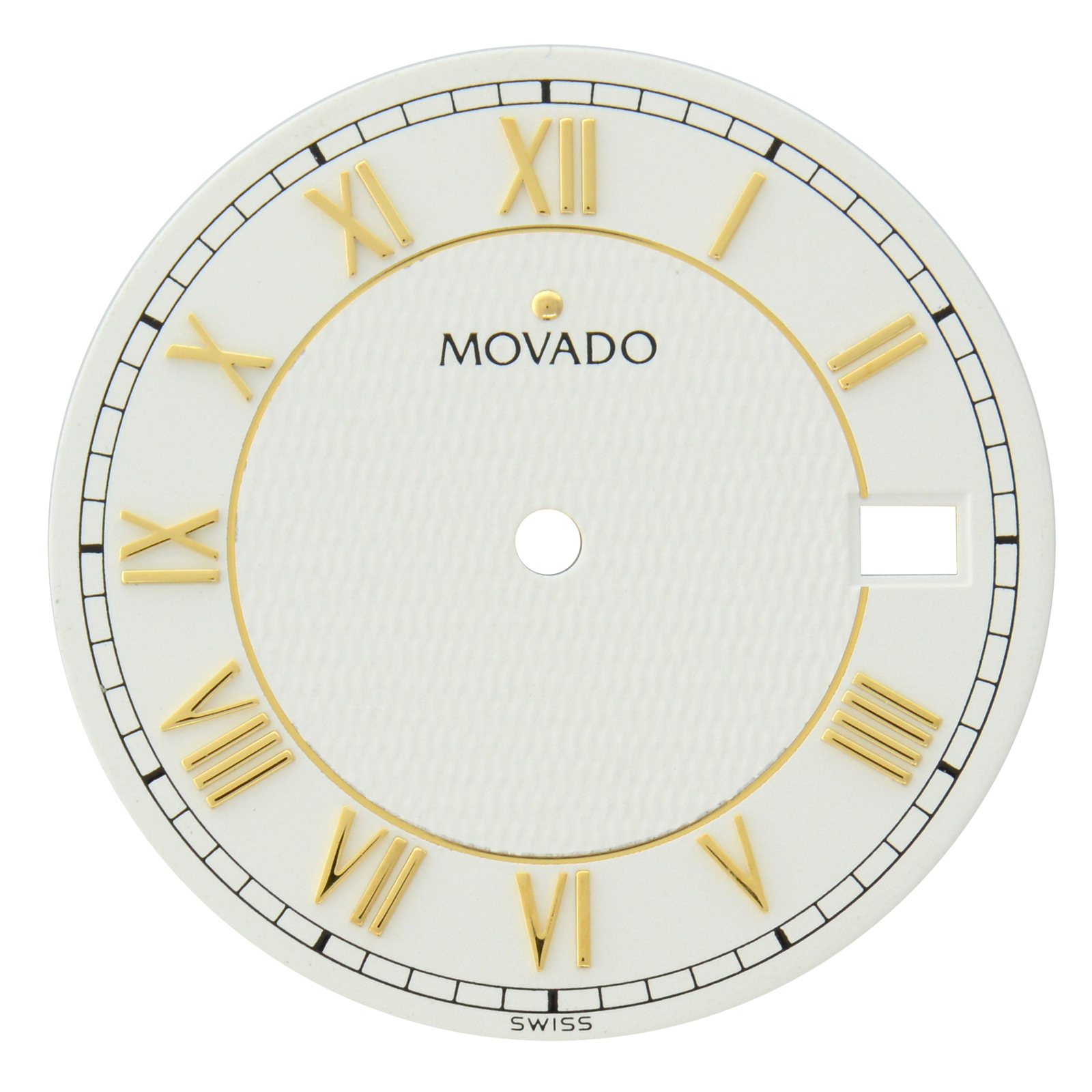 Movado 81 – E2 – 887 3 / 116 25.5 mm White Unisex Roman Watch Dial