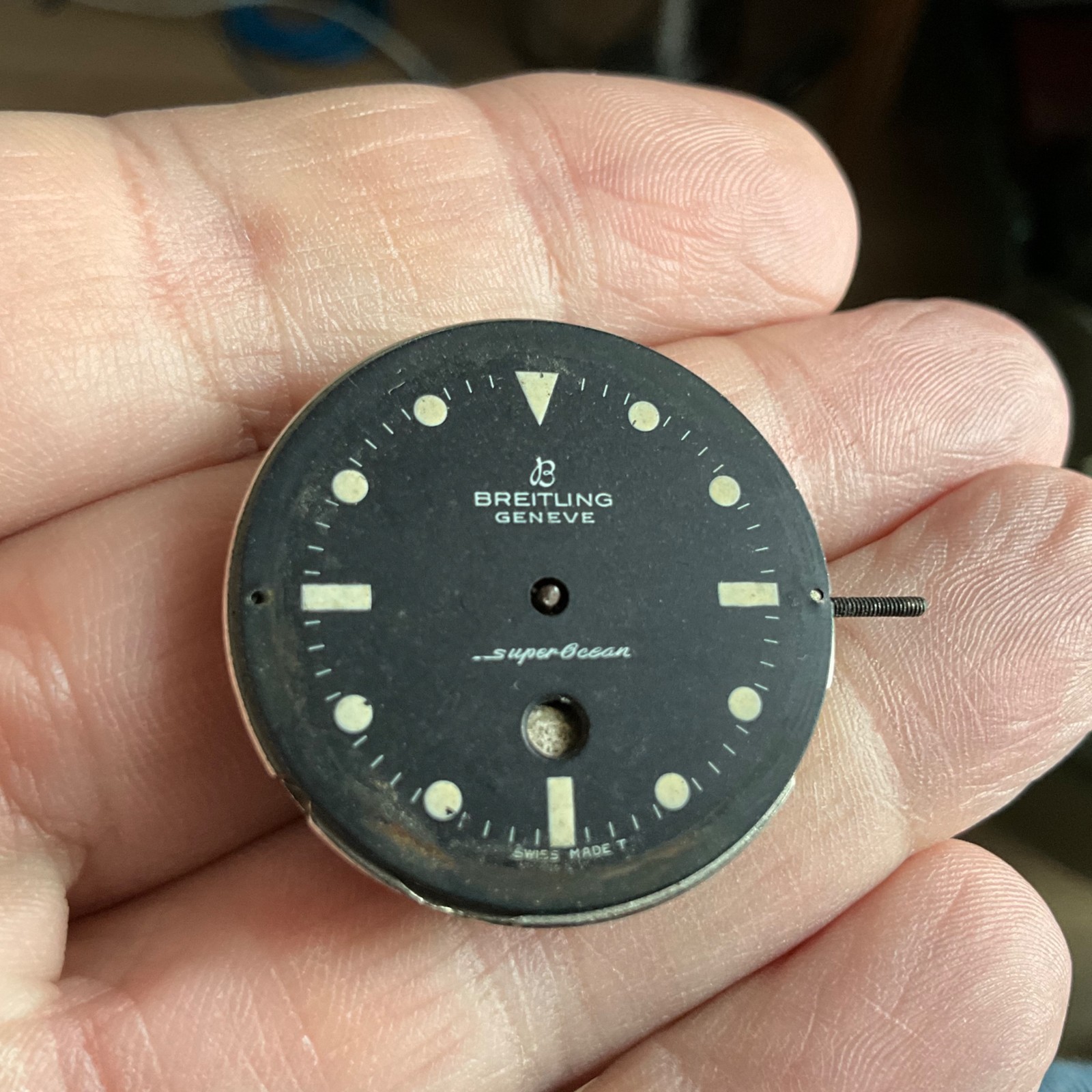 VINTAGE BREITLING SUPEROCEAN MOVEMENT DIAL REF. 2005 1967 – 100% GENUINE #9003B2