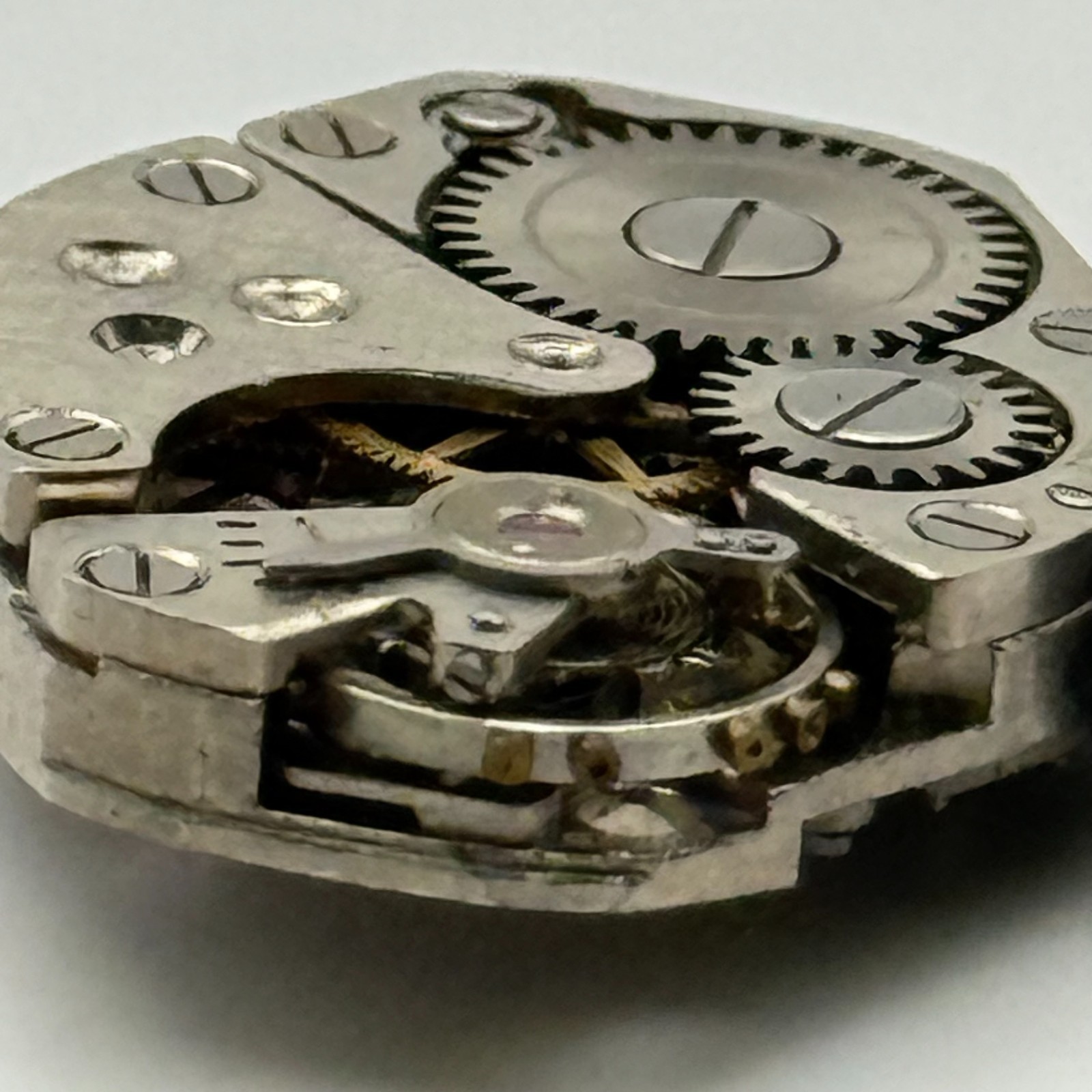 FHF 60 Watch Movement Swiss Manual Wind Vintage Parts Repair 15.3mm