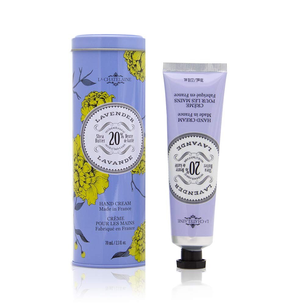 La Chatelaine Shea Butter Hand Cream 70ml / 2.3 oz Gift Tin Lavender