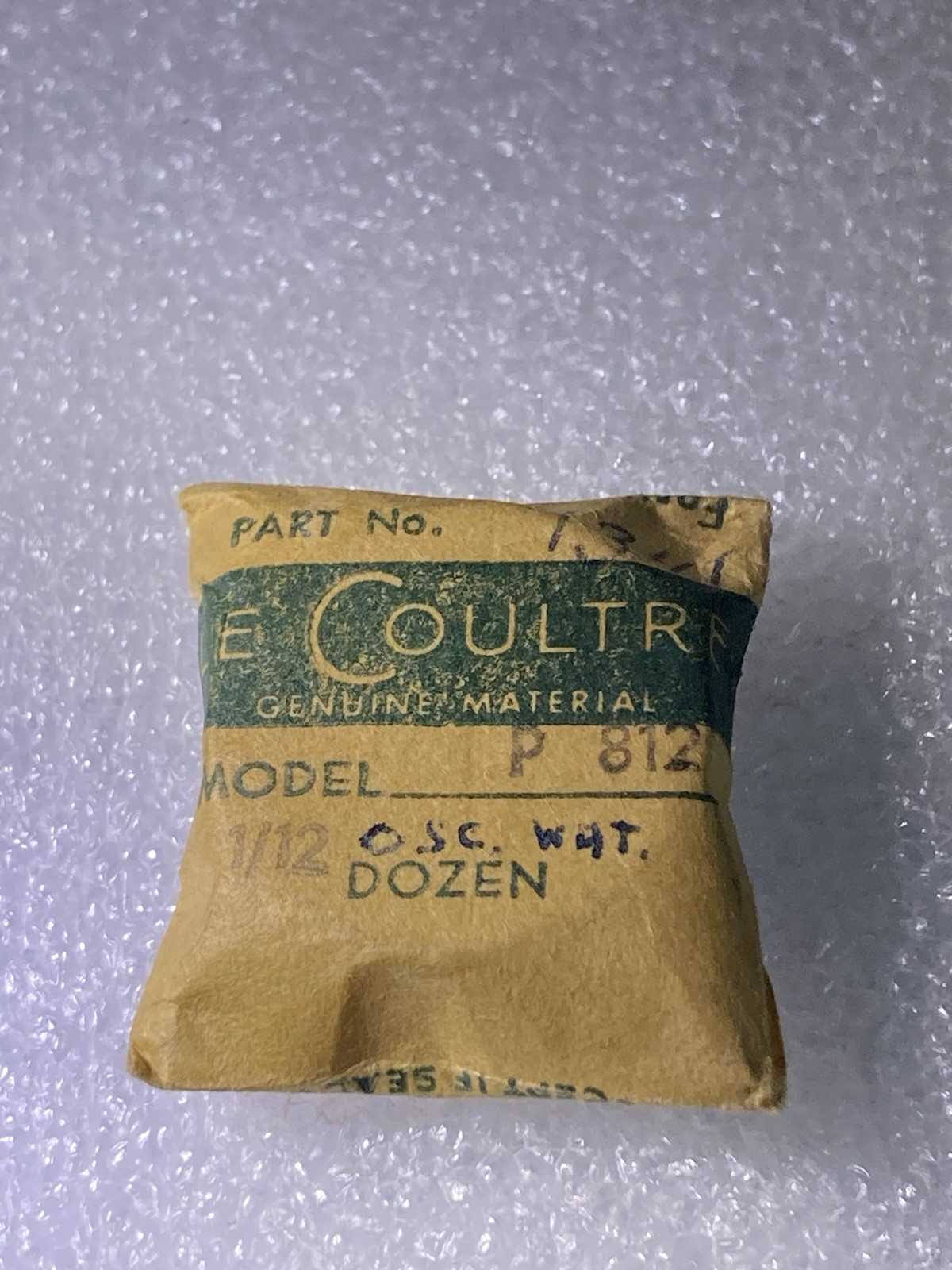 LE Coultre Model P-812 Sealed Oscillating Weight