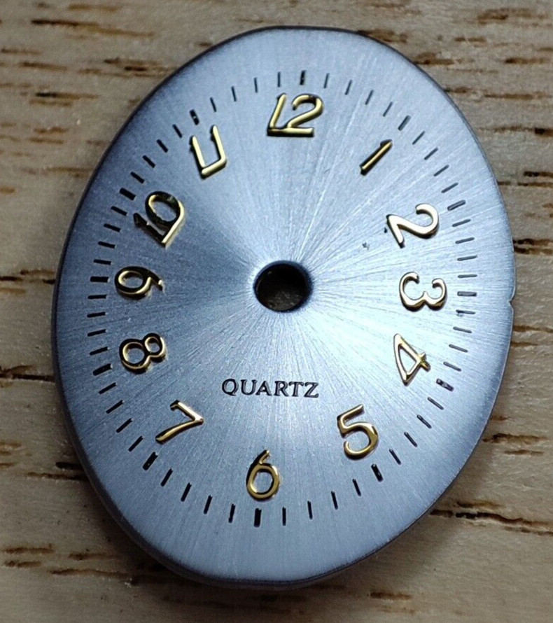 Quartz Watch Dial Light Blue or gray 20.5mm lot of 59 dials – A44679