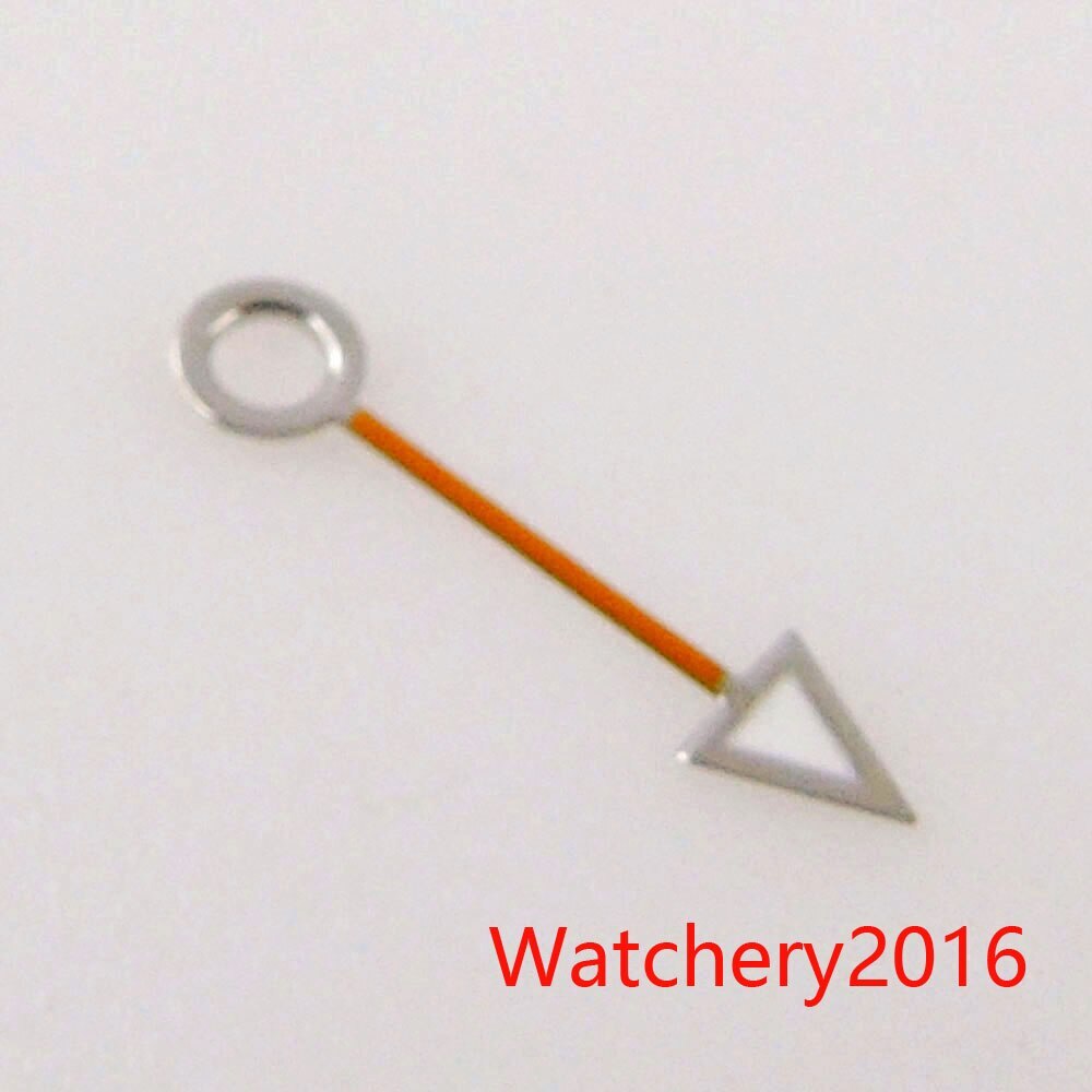 Watch Hands Red Rose Gold 2.2mm Hole GMT hands Fit NH34 MingZhu 3804 Automatic