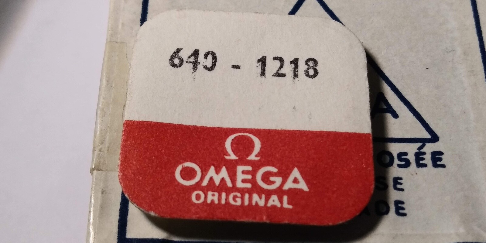 Omega 640 1218 Canon Pinion Cannon Pinion NOS