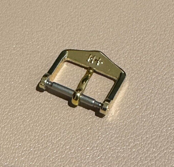 Hirsch Tradition Buckle Clasp Yellow Gold Stainless Steel 14mm BC1030-1-14