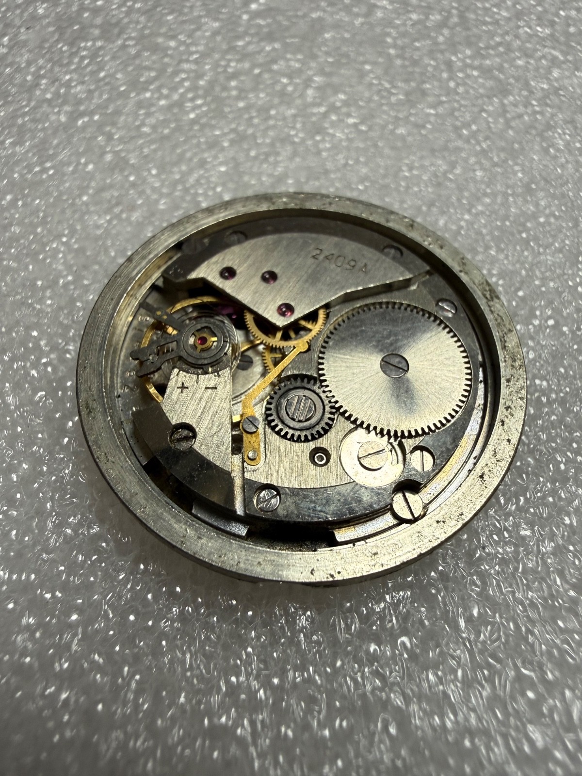Watch movement USSR Vostok Cal.2409A plus Dial.For parts.
