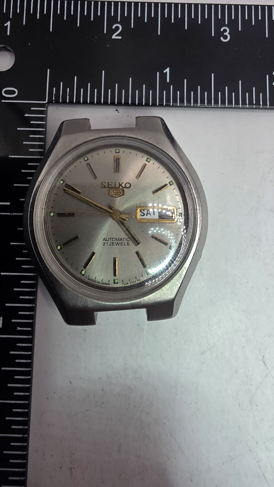 (6)Seiko 6119c movement & Cases. Most Run & Serviced In Good Condition Watch Lot