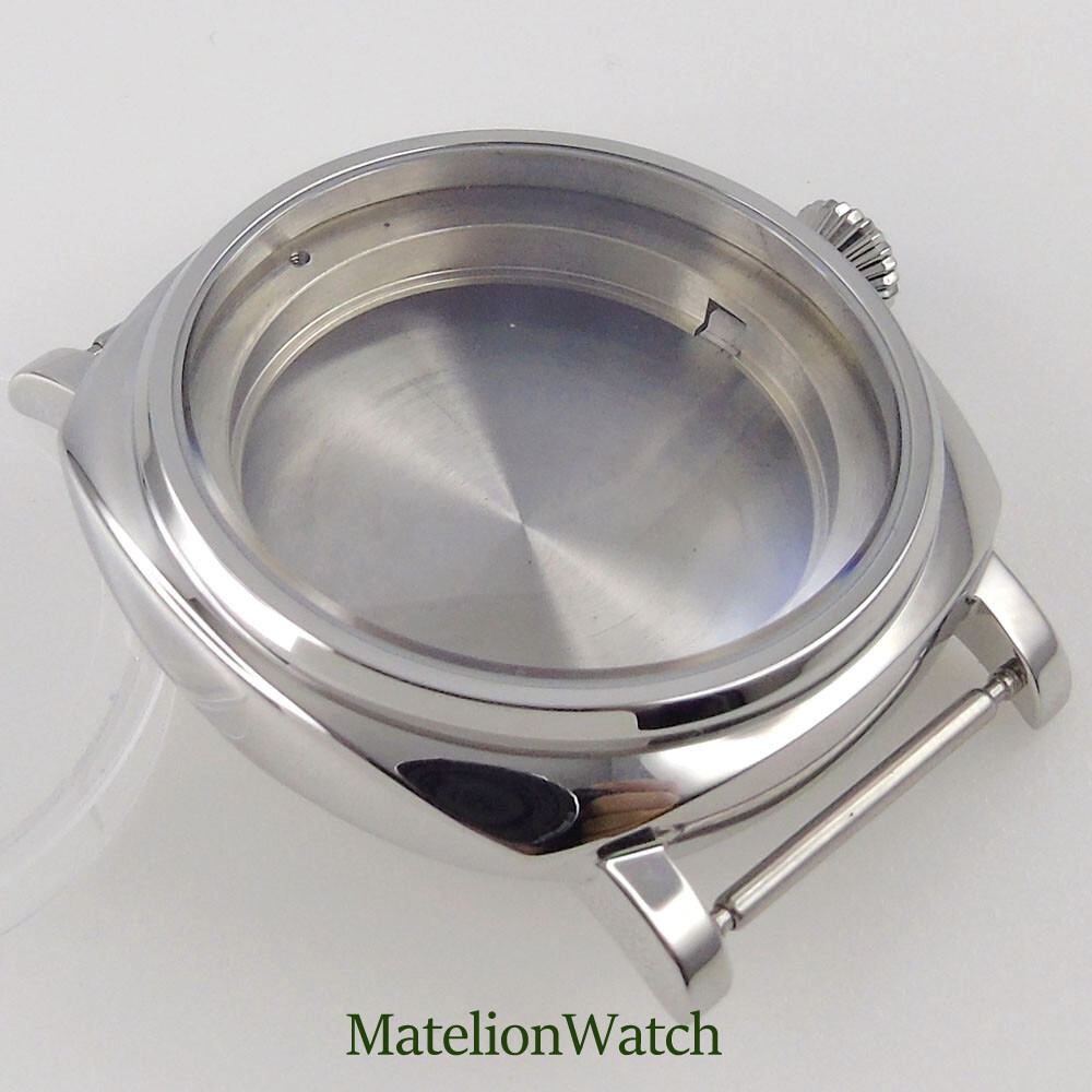 42mm Diving Square Watch Case Fit NH35 NH36 200M Waterproof AR Coating Sapphire