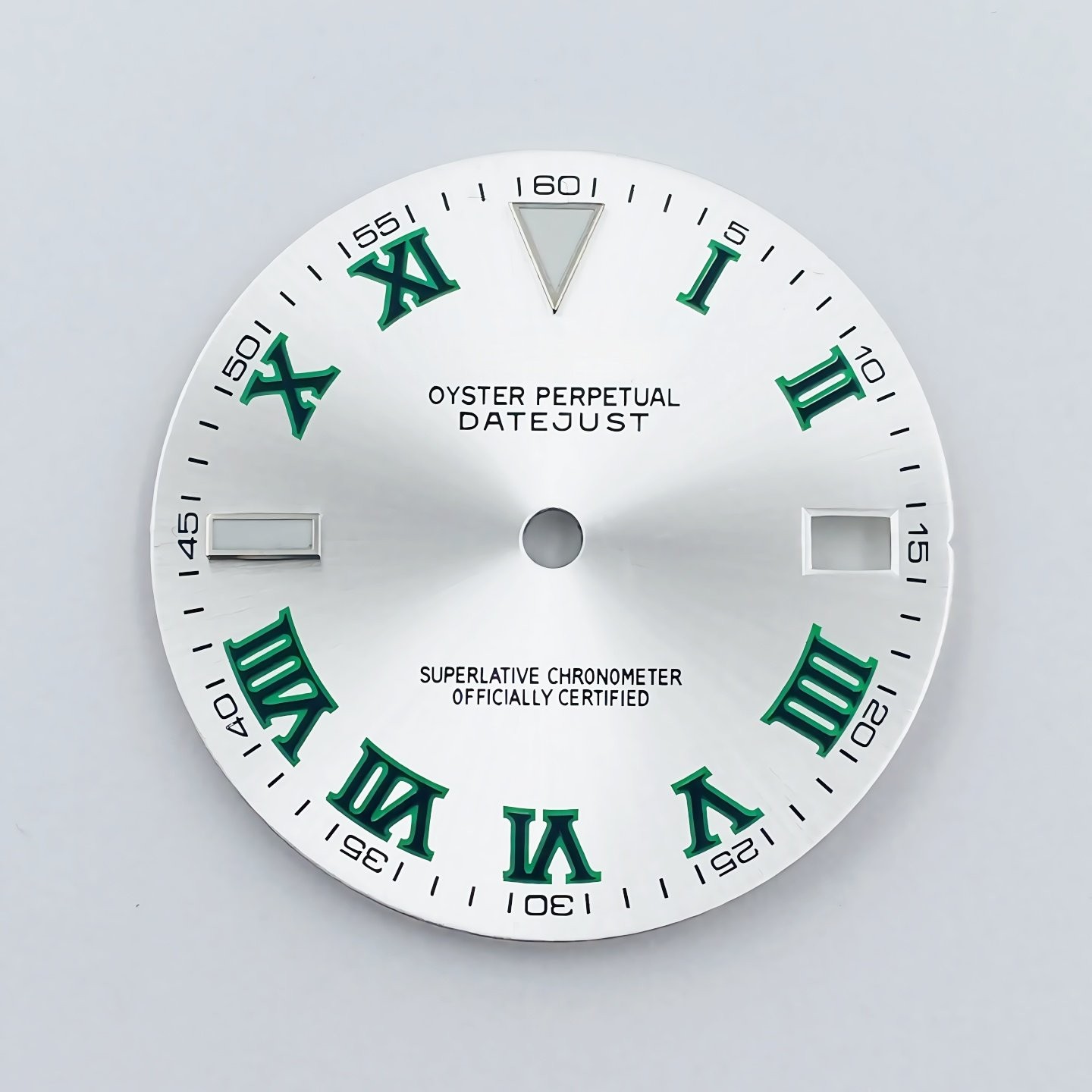 28.5mm Sun pattern Roman Watch Dial Green Luminous For NH35 NH36 4R Movement