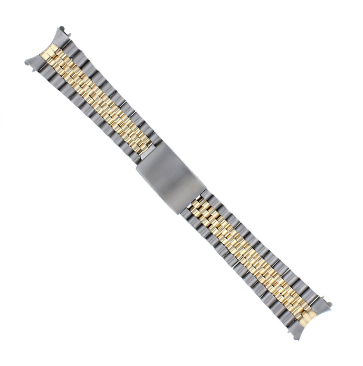 MENS 14K/SS TWO TONE REPLACEMENT BAND FOR ROLEX 19MM ENDS 15053, 15203, 15223