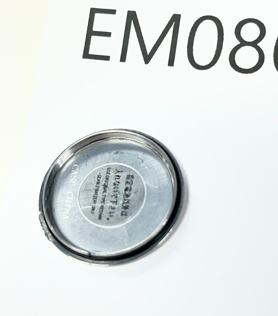 CITIZEN ECO-DRIVE EM0860-51D Case Back w Gasket Rubber Replacement Part