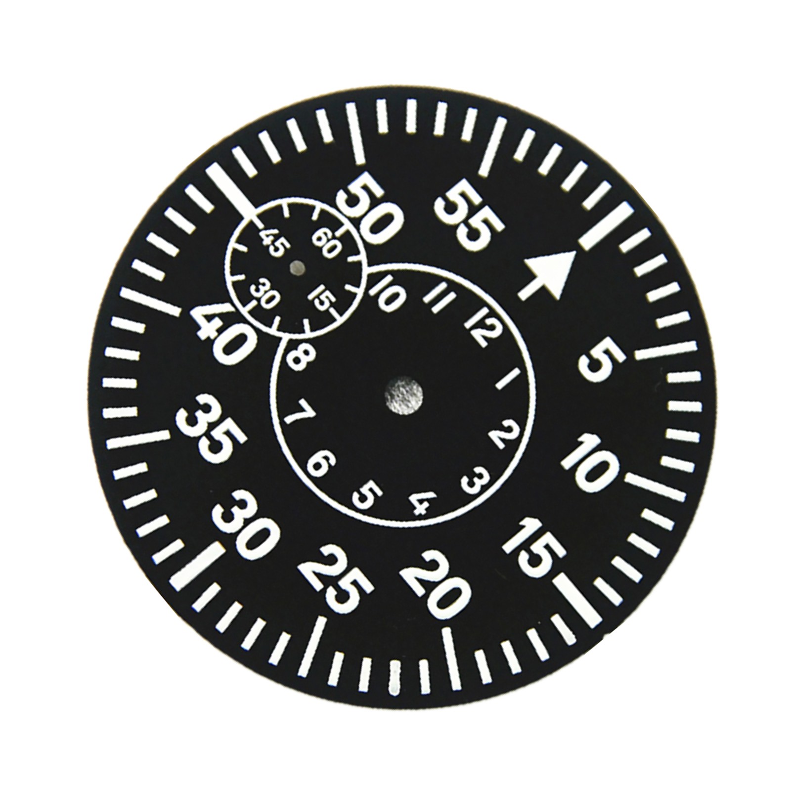 38.9 MM Watch Dial Green Luminous Watch Face Plate For ETA 6497 6498 6/9 o’clock