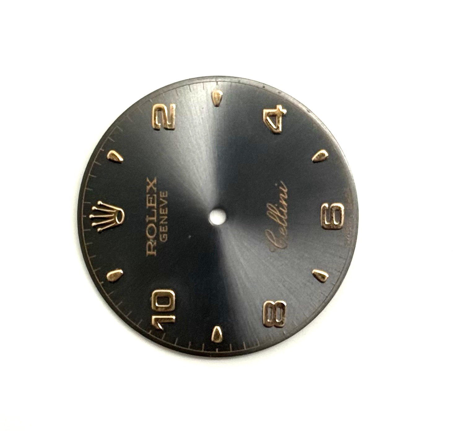 Rolex Cellini Cestello 5330 Gray 18K Rose Gold Arabic Numerals Dial Authentic