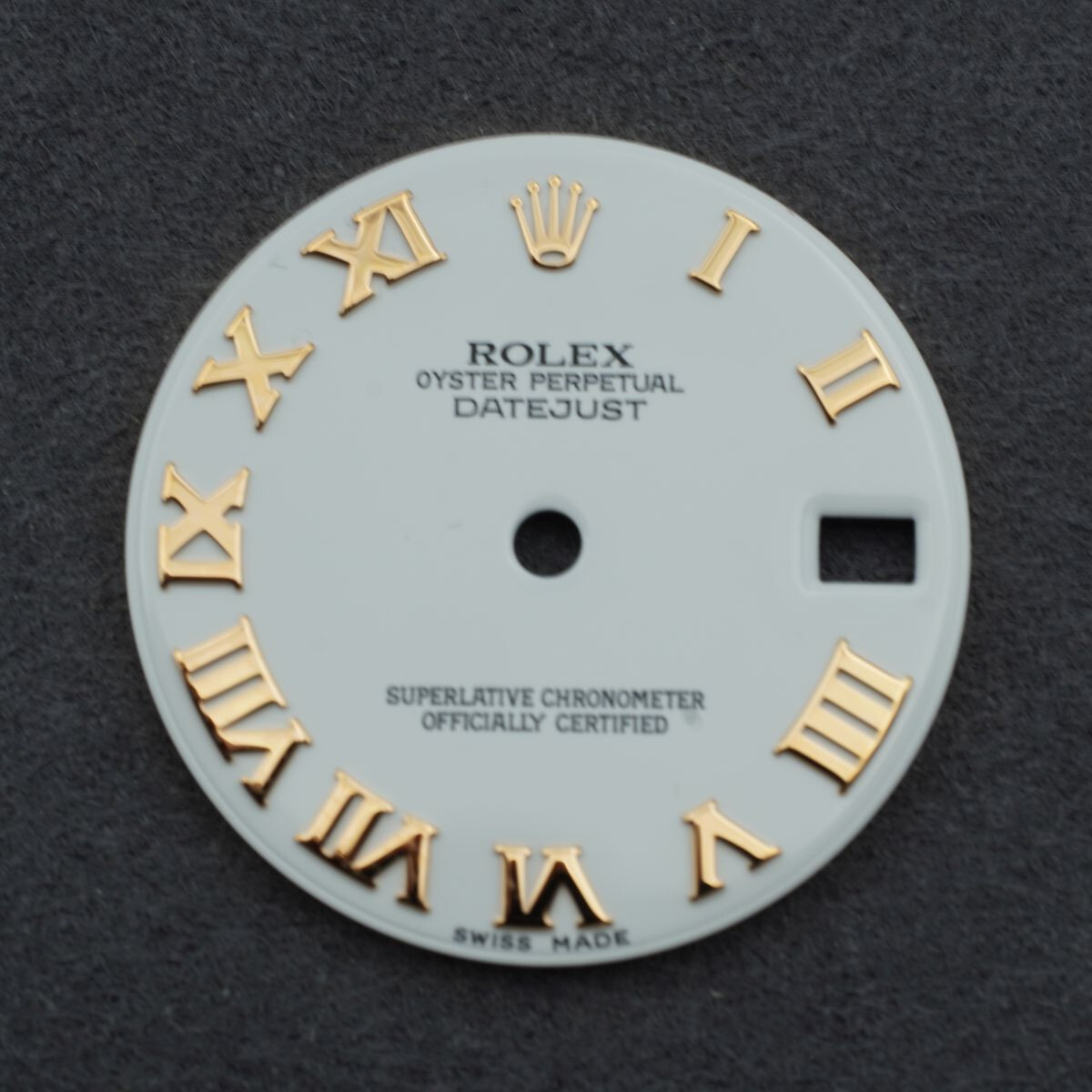 Rolex Zifferblatt Dial Oyster Perpetual Datejust 31 Damen Weiss 178273