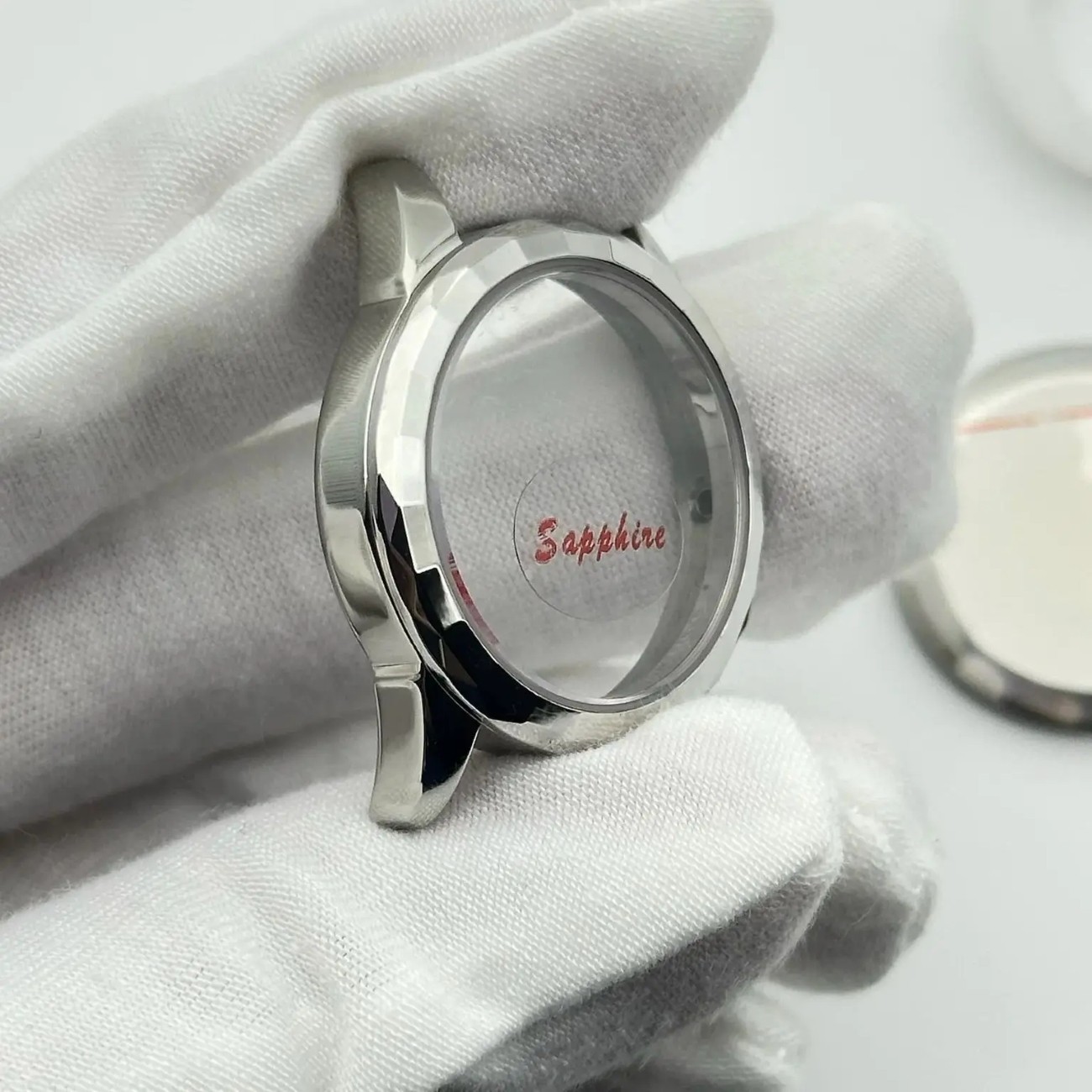 29mm Sapphire Glass Watch Case for VJ22 Quartz Movement Stainless Steel