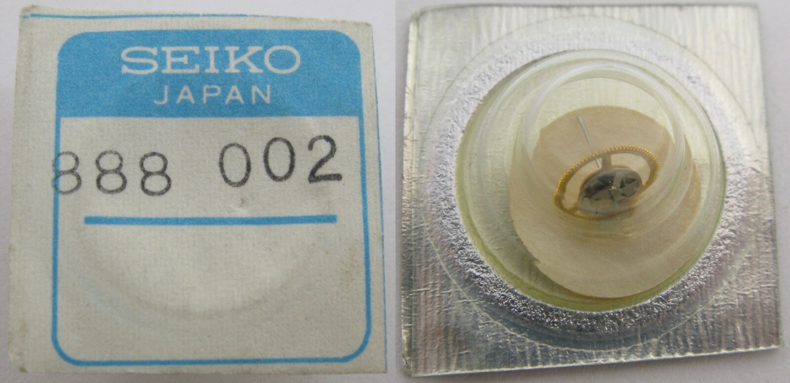 Seiko chronograph 7017 & 7018 Watch part 888 002 second runner sealed