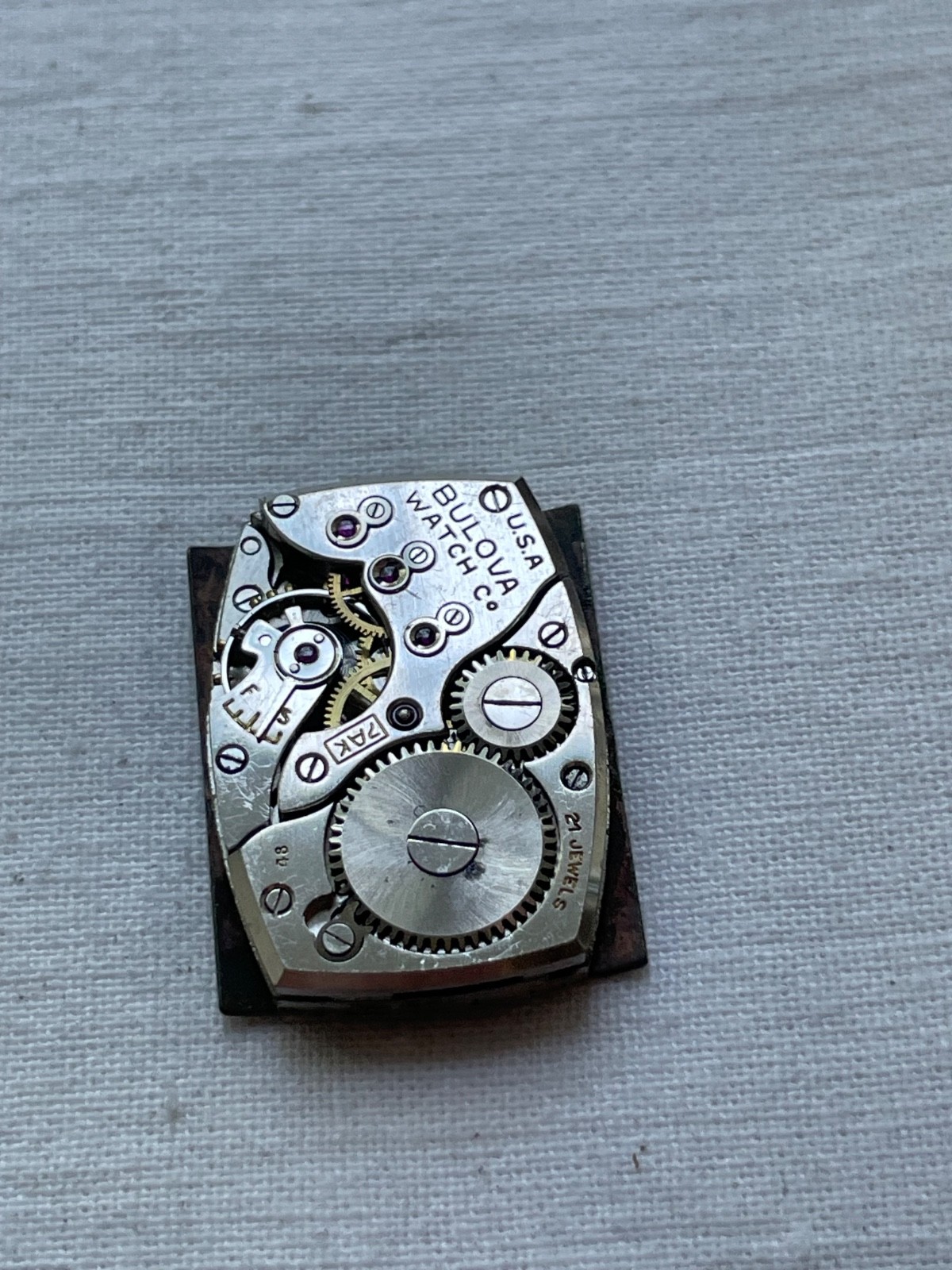 Bulova 7AK – movement for mens watch AS IS, lot1407