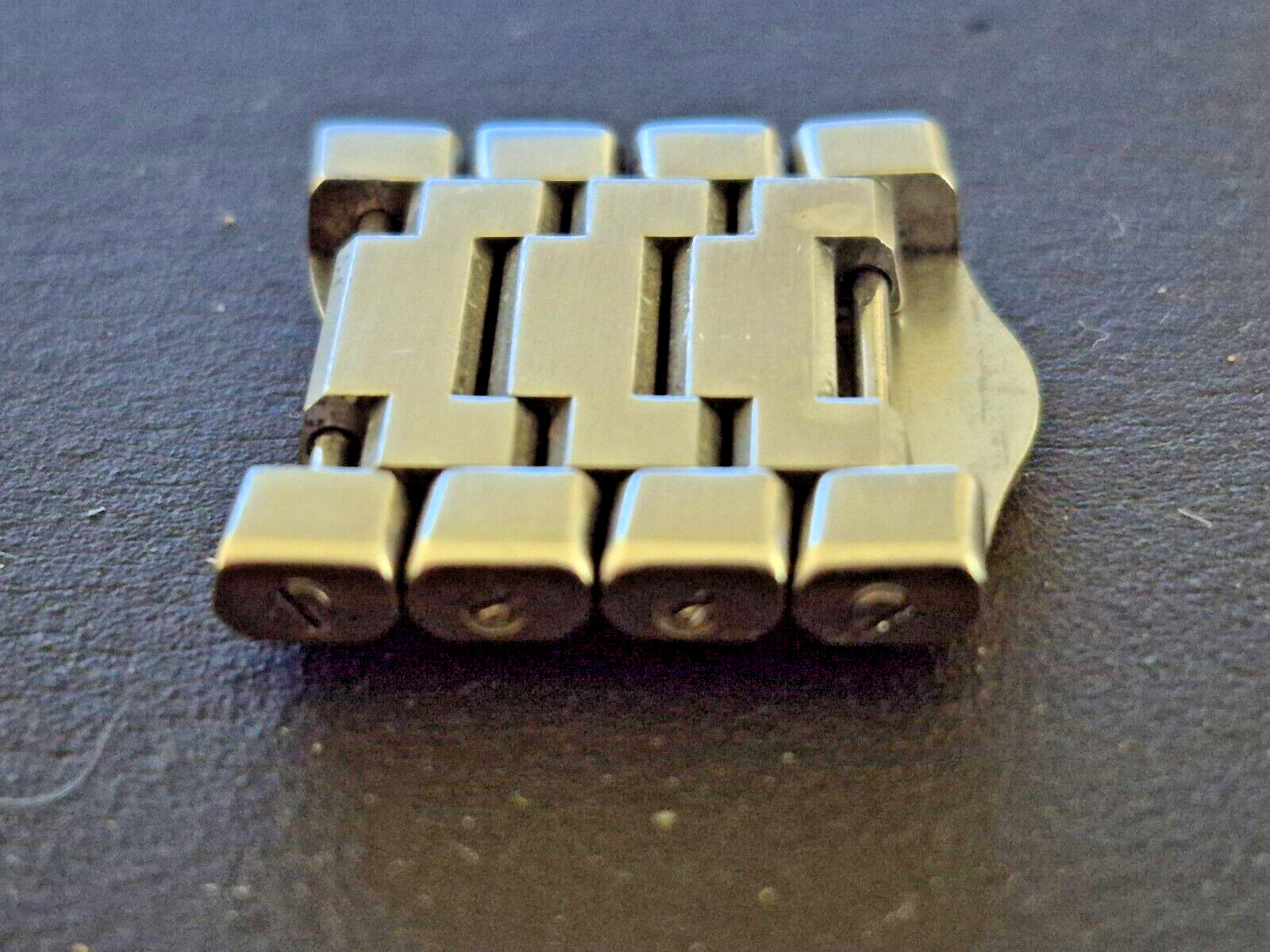 4 EBEL Classic Wave 22.5mm Extra Replacement Link Stainless Steel and Gold & Pin