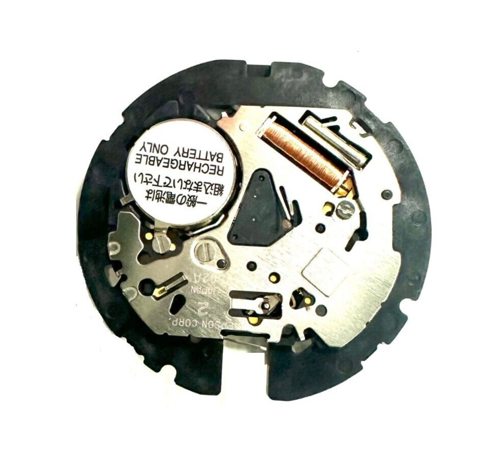SEIKO V157 REPLACEMENT MOVEMENT VS42 INCLUDE CAPACITOR AND STEM DATE AT 3