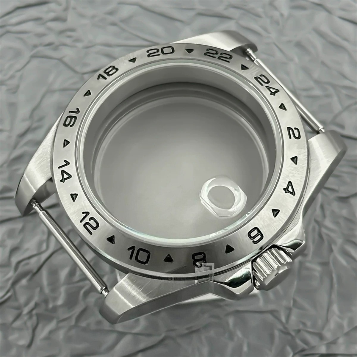 DIY Watch Part Kit for Explore II ETA 2824 40mm 42mm Watch Case + Steel Strap