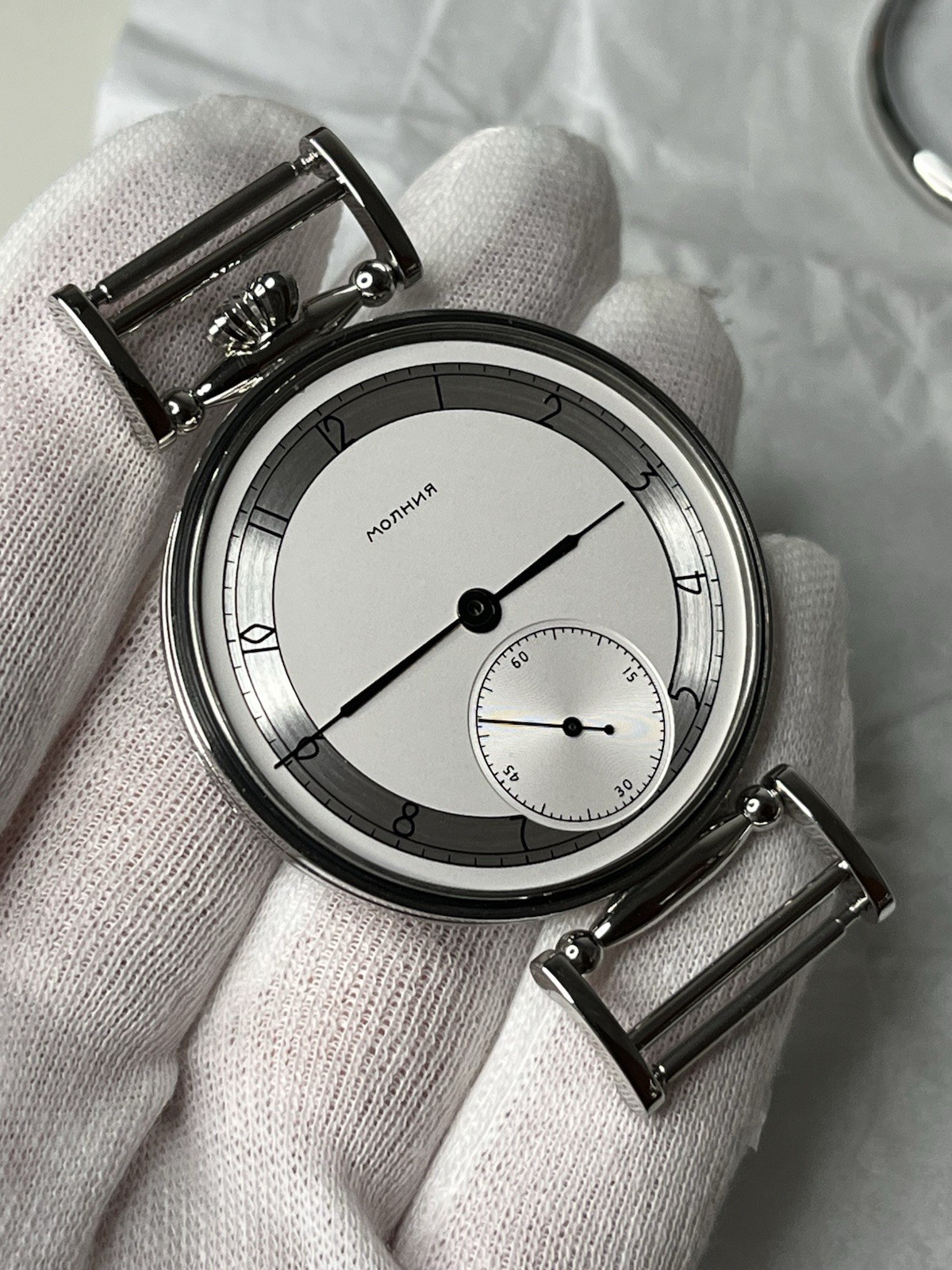 Molnija Marriage Watch Parts Set – Case Dial Hands – No Movement – Aftermarket