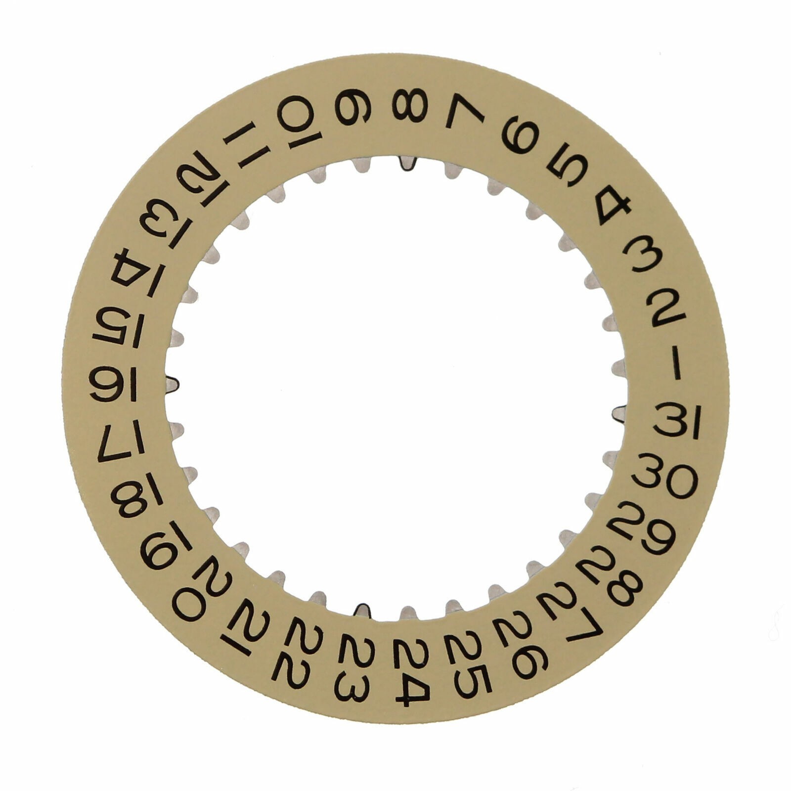 Date Disc For Rolex 3135-3155 Movement Champagne Yellow Watch Part