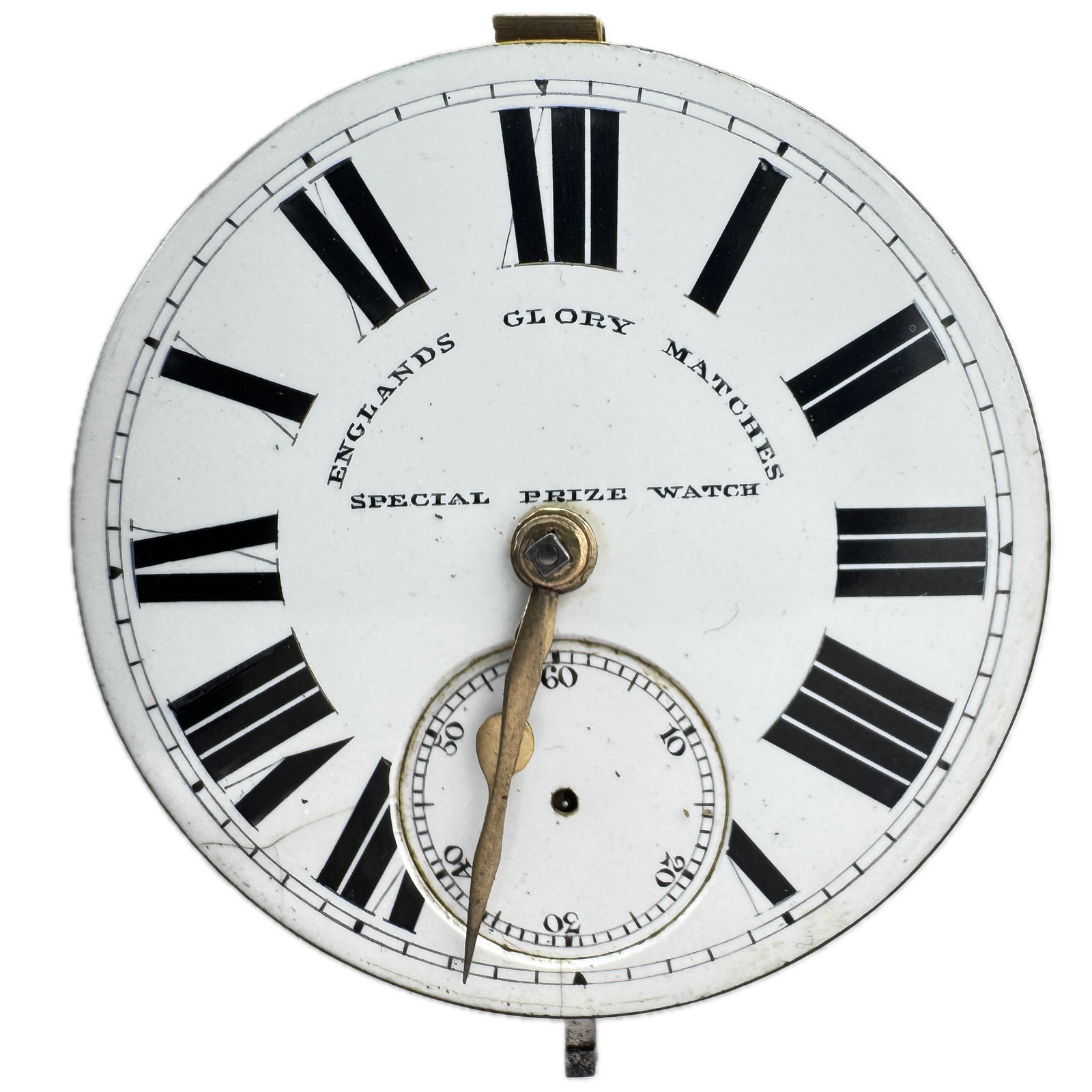 Antique Englands Glory Matches Roman W. Ehrhardt Key Wind English Lever Movement