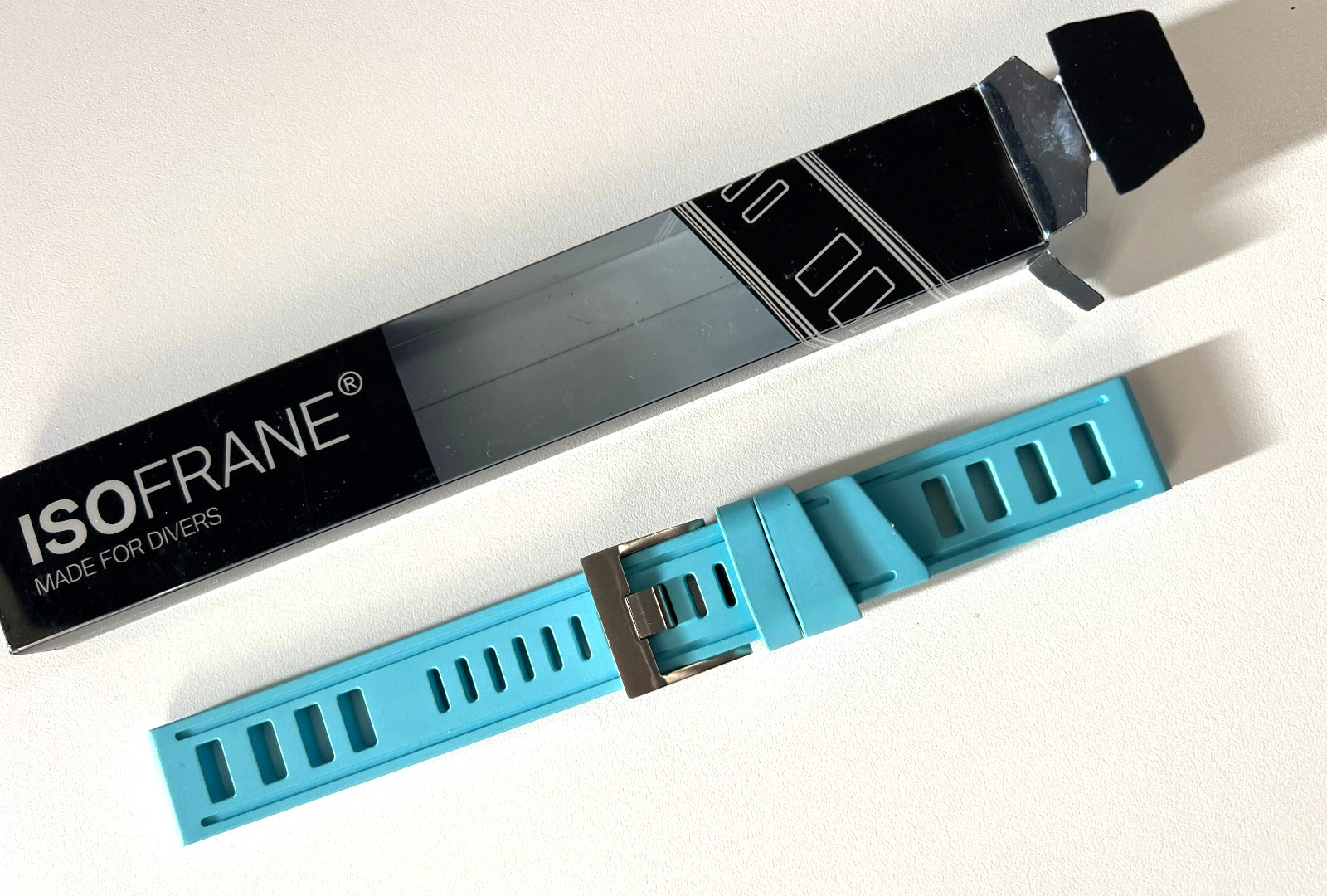 Doxa – Silicone Strap Isofrane 52020 Turquoise 20mm Brand New!