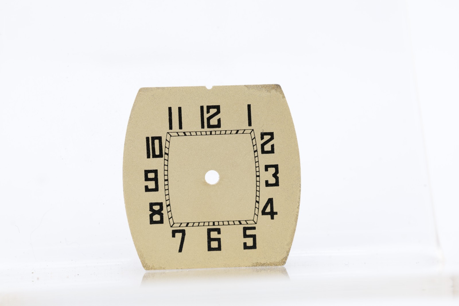 NOS TRENCH TANK ART DECO WRIST WATCH DIAL 22.38×22.9mm (HN)