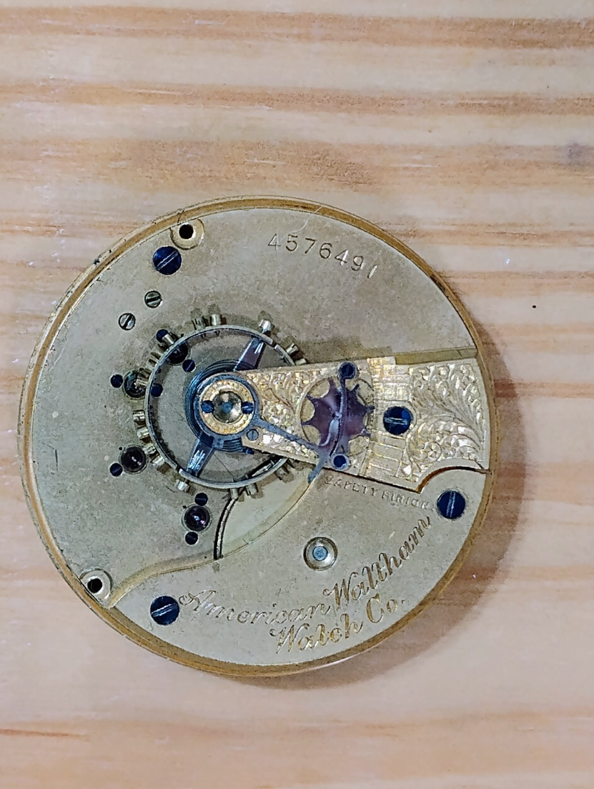 1890 Waltham 18s Pocket Watch Movement Model 1883 Grade No. 15 15J – Parts / Rep