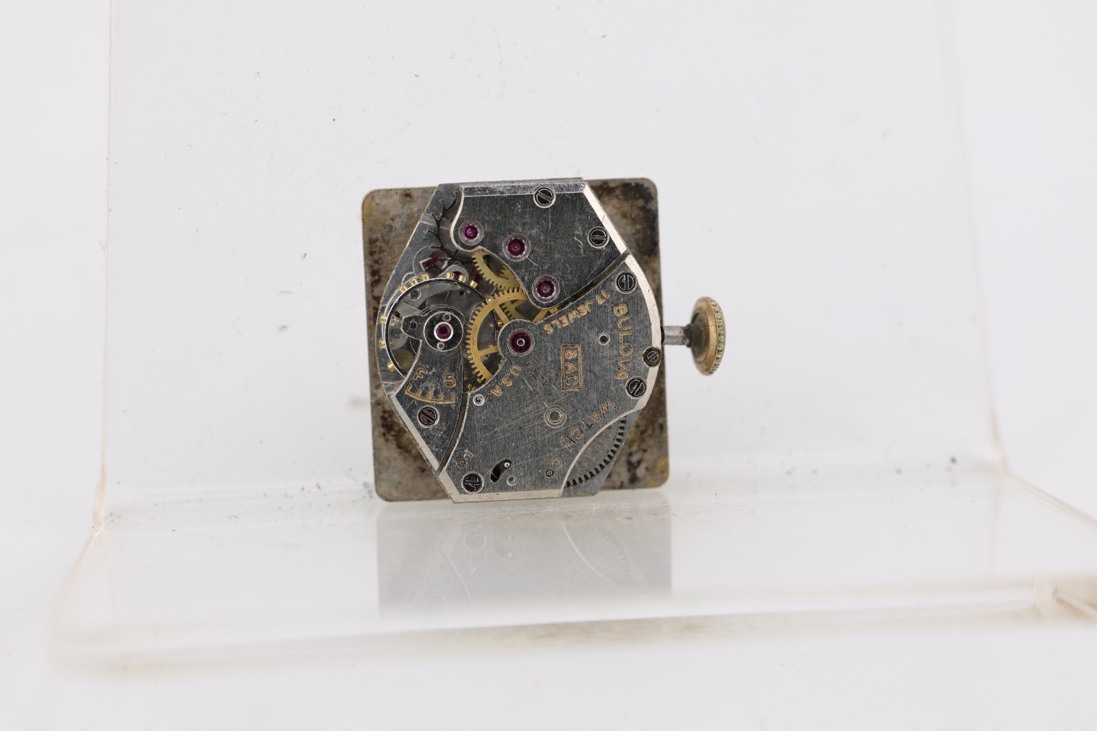BULOVA cal. 8AC, 17j WRIST WATCH MOVEMENT, FOR REPAIR (M11)