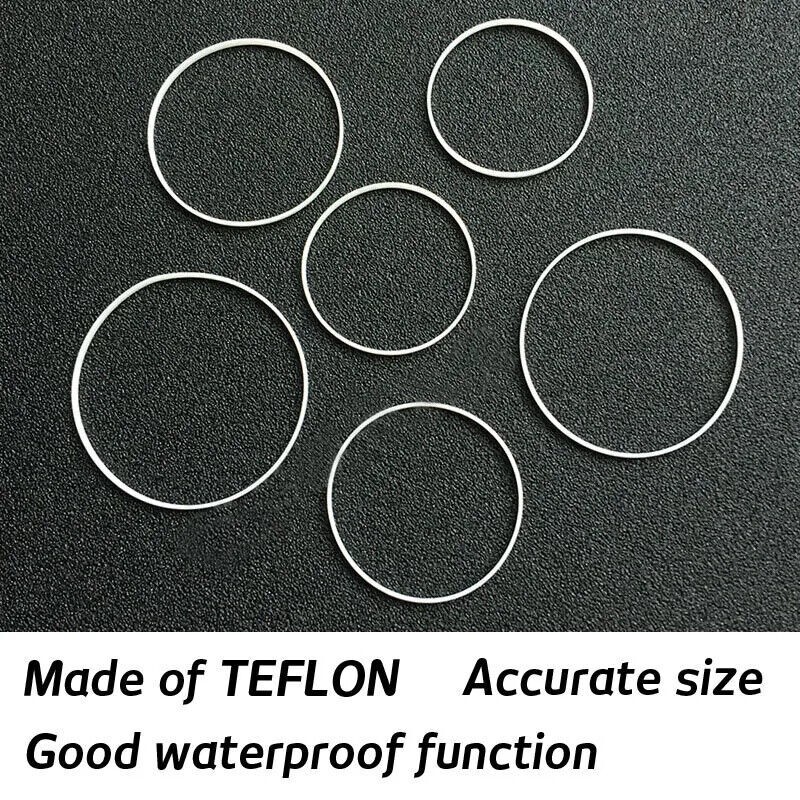 White Front Watch Crystal Gasket Ring Waterproof Watch Glass Seal Rings 16-40mm