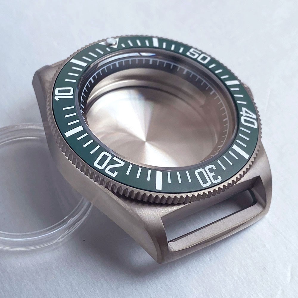 Titanium 42mm Tactical Frog 20ATM Dive Watch Case Sapphire Fit NH35 NH34 Ceramic
