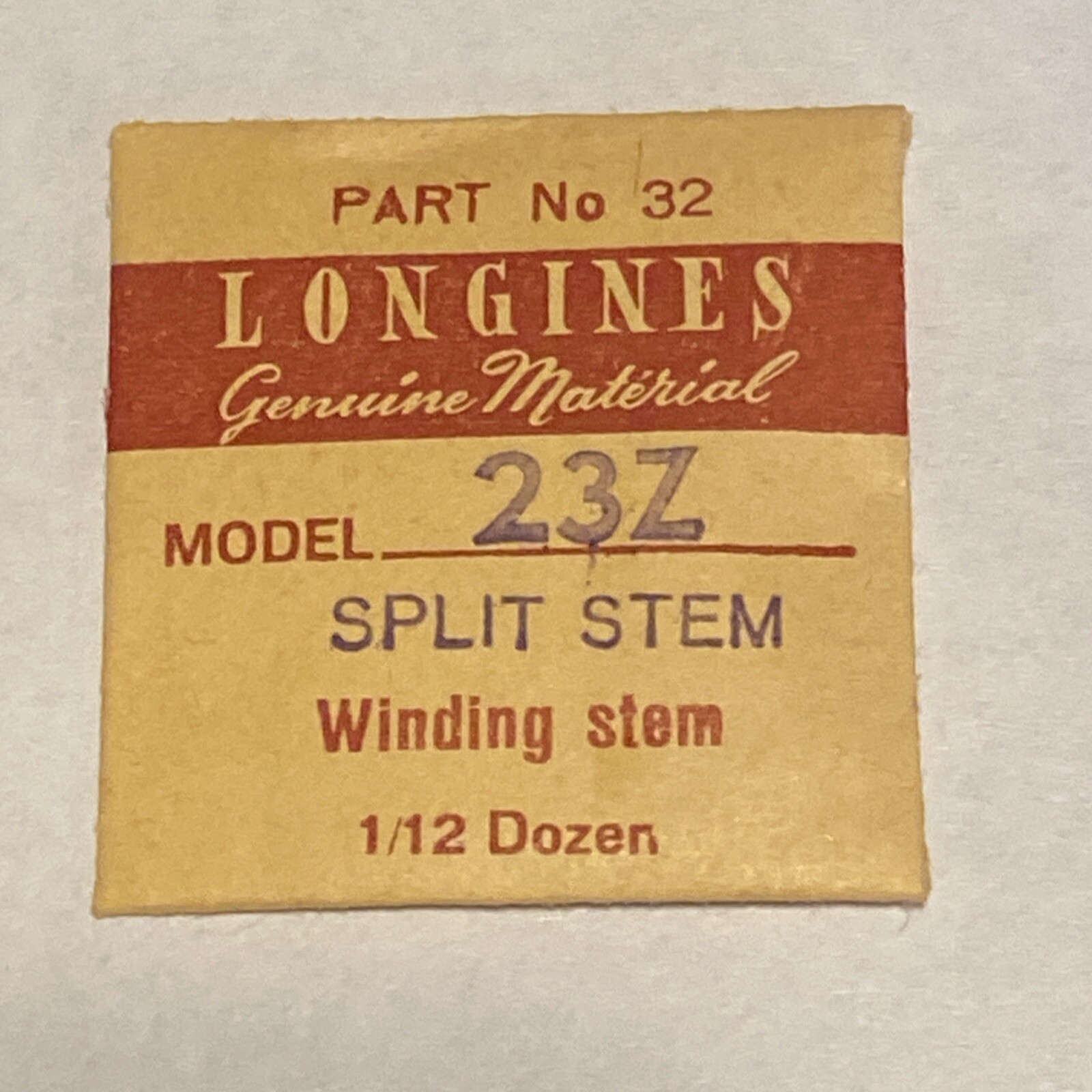 NOS Genuine Longines wittnauer split stems #404 & 32 For cal 19A 23Z 280 320 340