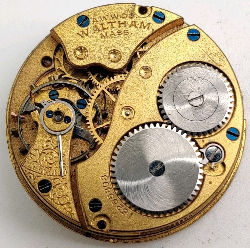 Vintage 1907 Waltham Grade No. 160 7 jewel 0s watch movement For Repair