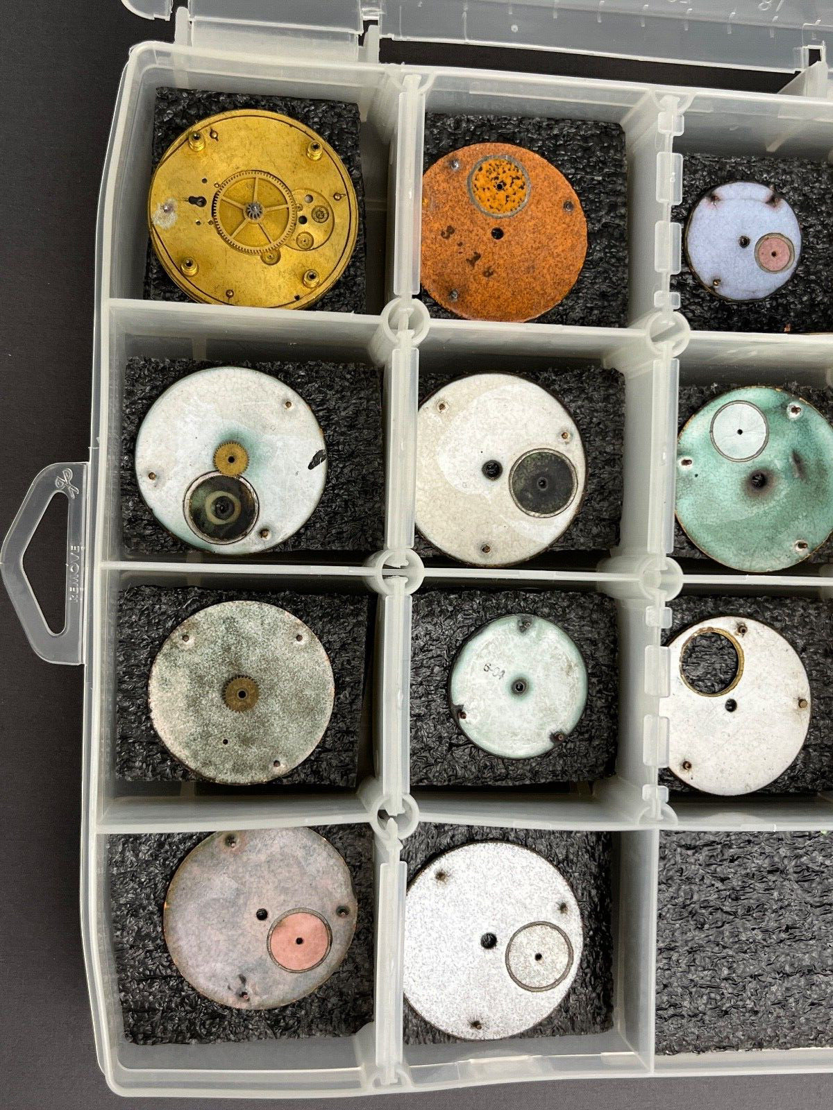 22 Antqiue Porcelain Pocket Watch Face Dials Steampunk Arts Craft Jewelry