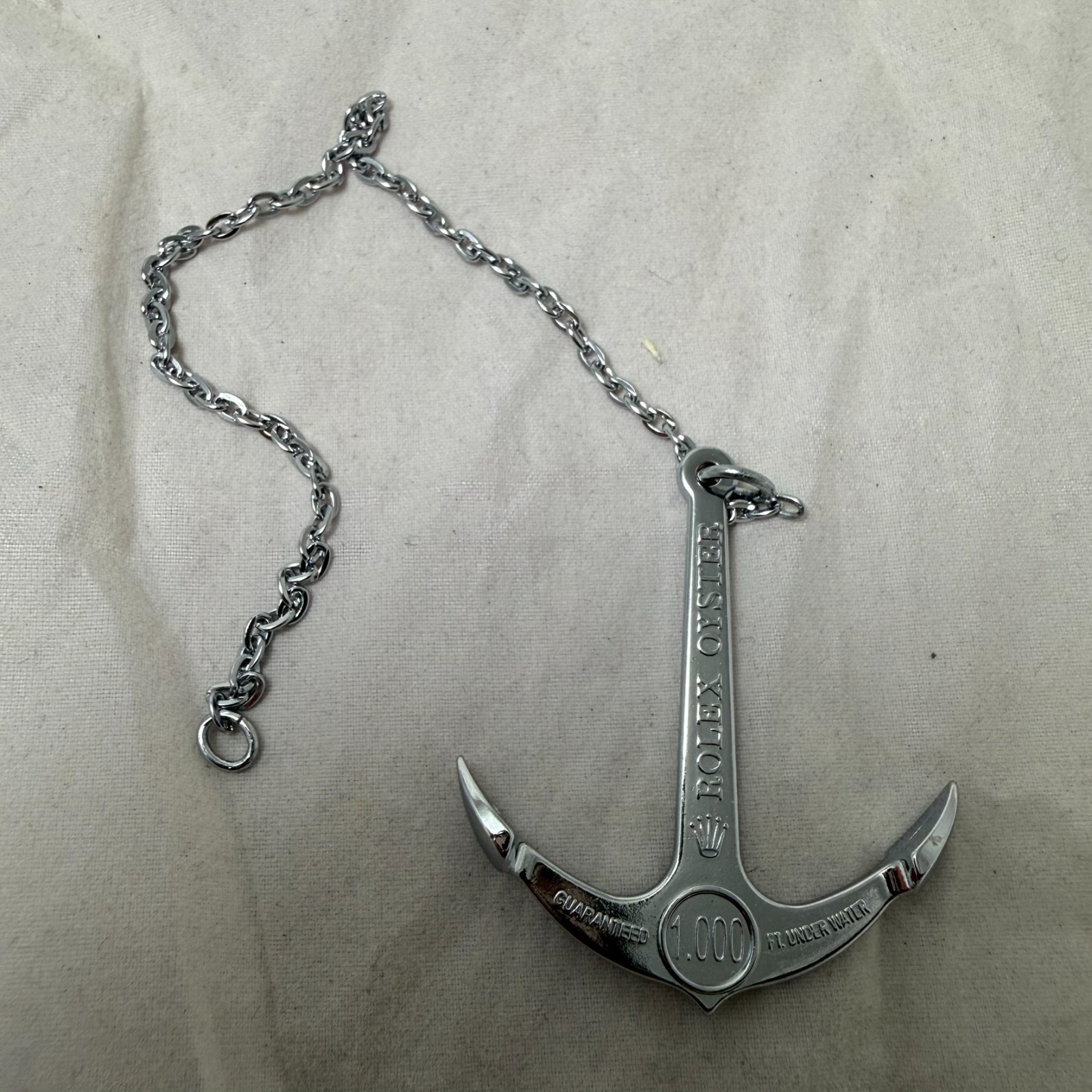 Rolex Submariner Anchor Charm 1000ft/300m Authentic 1 Pcs Original bag #499