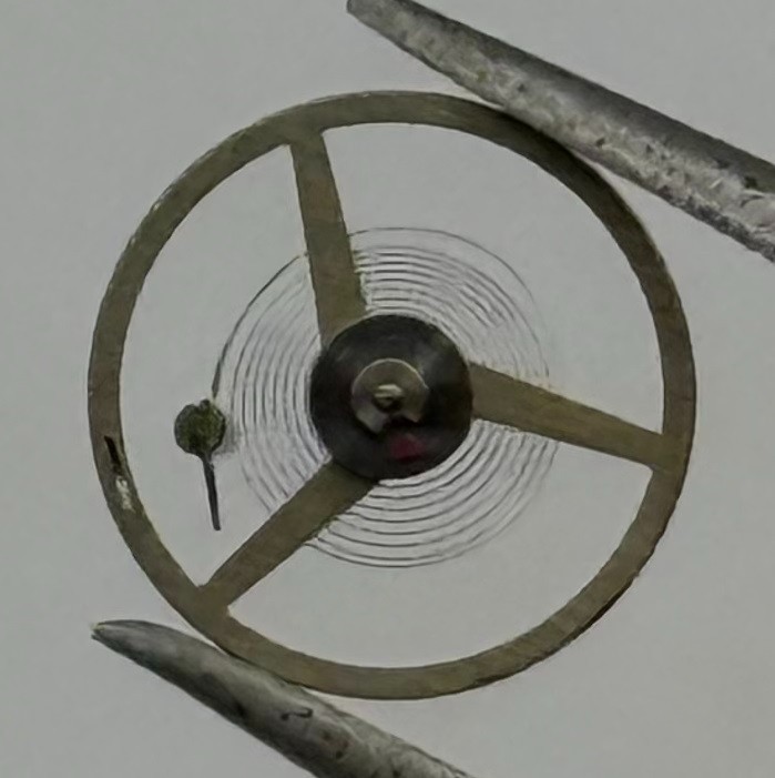 ST 69-21 Balance Wheel Complete And Spring 6¾x8’’’ 5154 Watch Movement Parts NOS