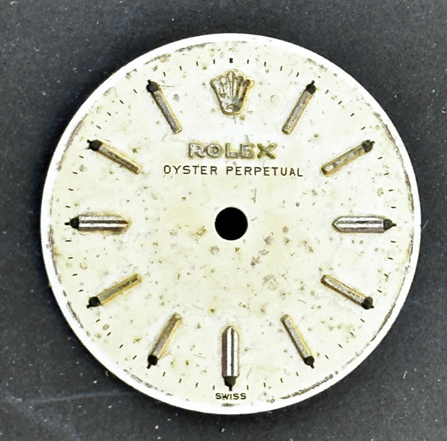 Vintage Rolex Ladies Oyster Perpetual Watch Dial For 24mm No Date Swiss Only