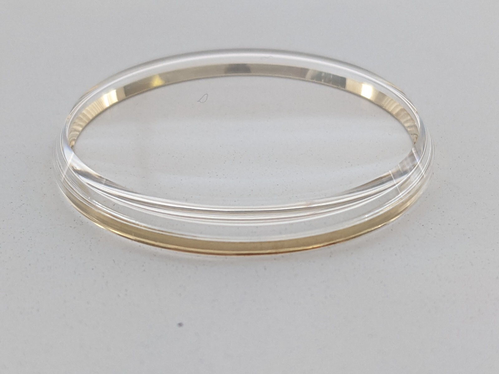 Watch Crystal to fit Seiko 310 T49 gilt or chrome ring Made in Germany x 1 pc