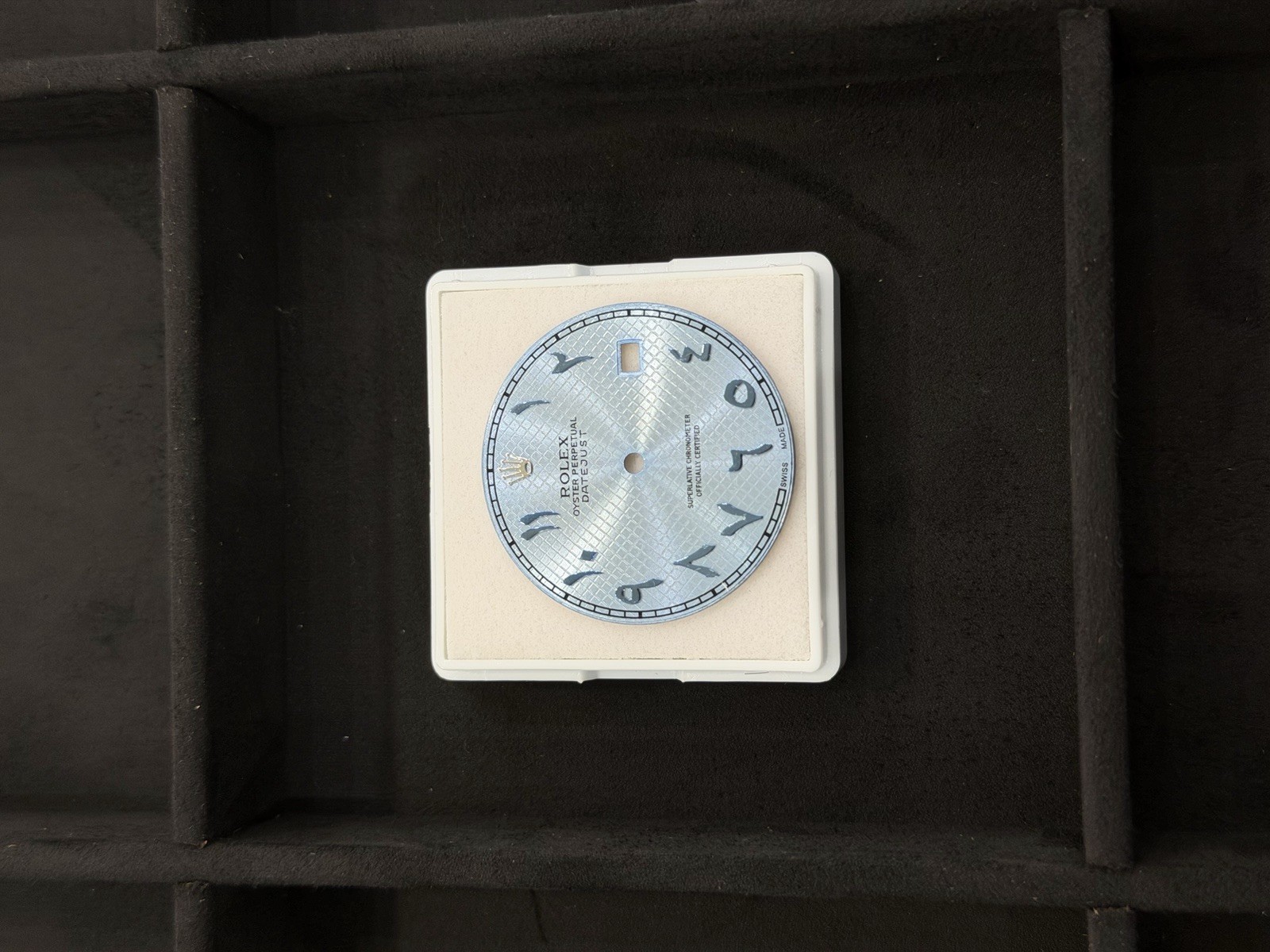 Rolex 41mm Datejust Custom Ice Blue Arabic Dial For Model 126334 126300 126333