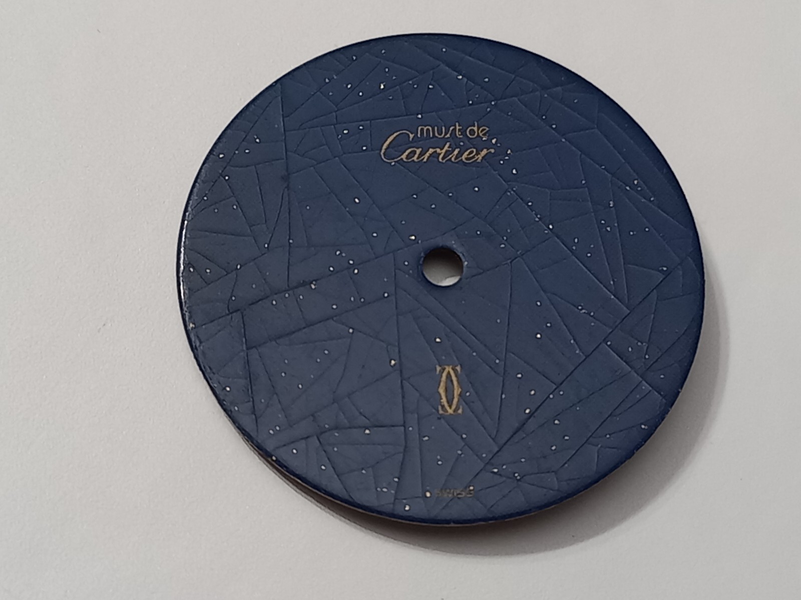 MUST DE CARTIER VERMEIL ROUND BLUE LADIES DIAL 20.5 MM – USED CONDITION