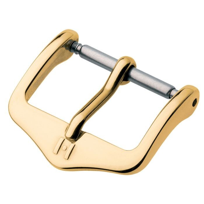 Hirsch Tradition Buckle Clasp Yellow Gold Stainless Steel 10mm BC1030-1-10
