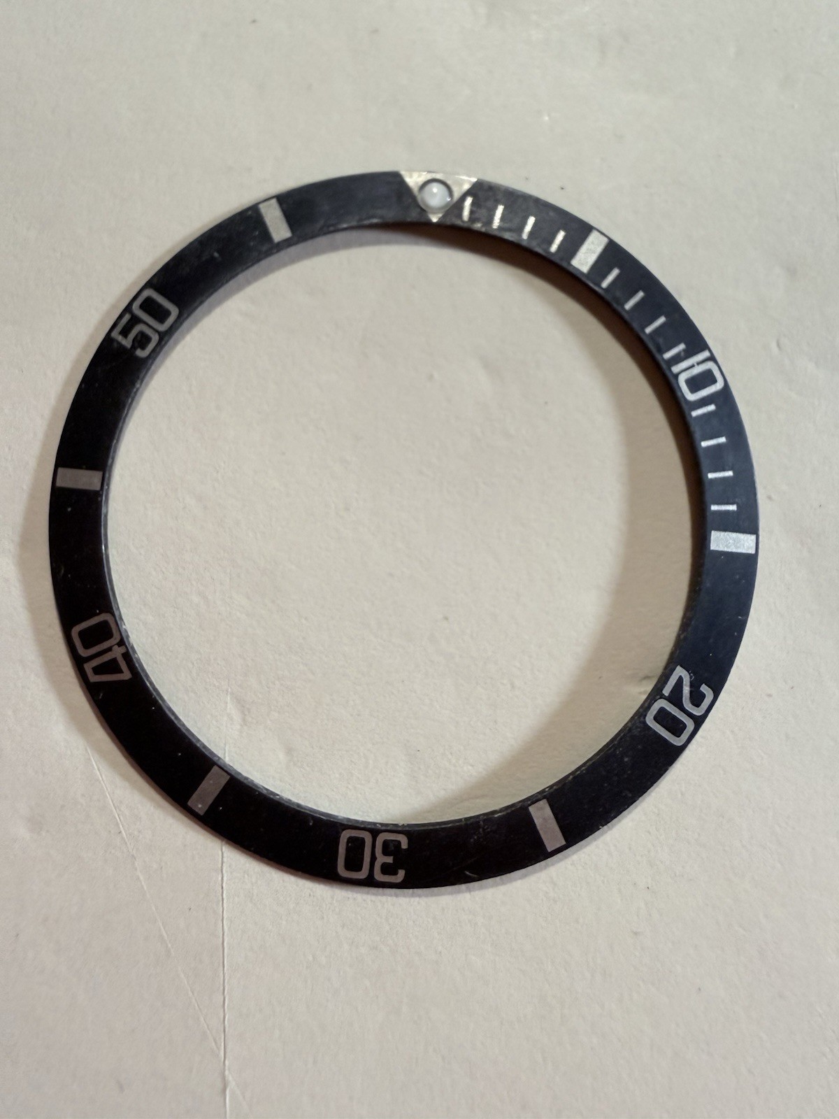 VINTAGE ROLEX SUB Bezel ￼ Insert, 5513, 1680, 5512, Faded ” Genuine” ￼