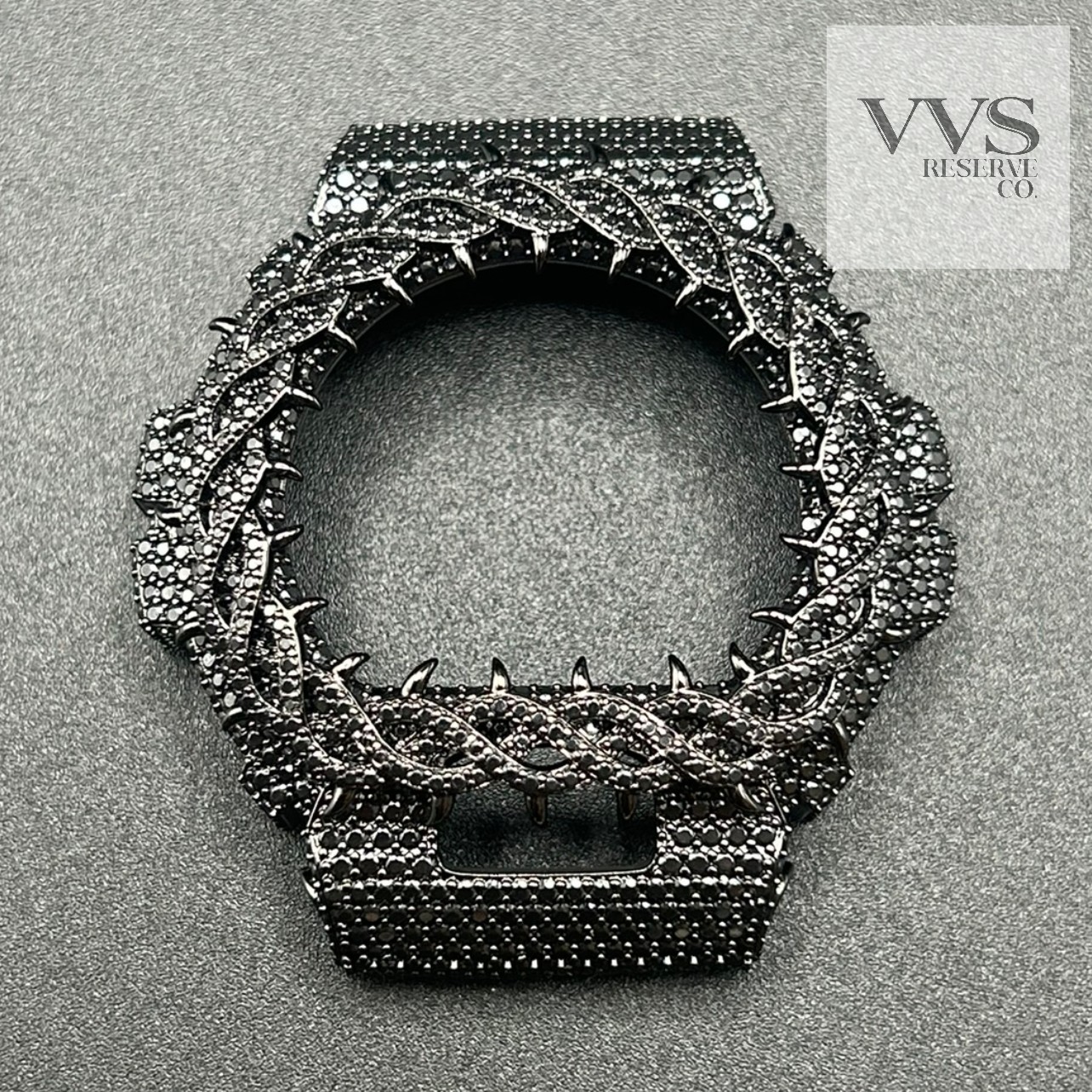 5A CUBIC ZIRCONIA Iced BEZEL Kit For DW6900 Watch – BEZEL ONLY