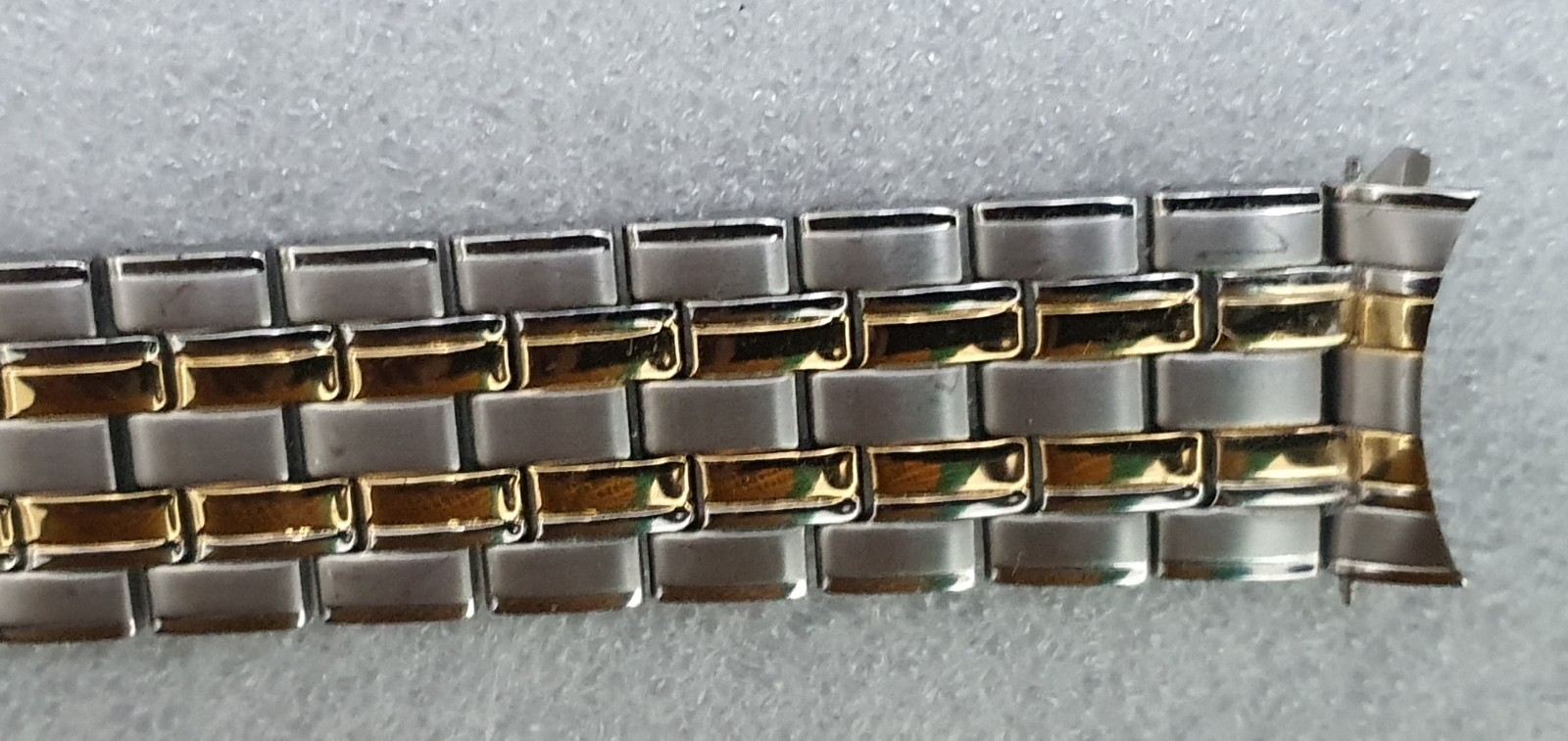 Seiko Two Tone Bracelet Strap For 5M62-0CJ0 Kinetic Watch Stainless Steel
