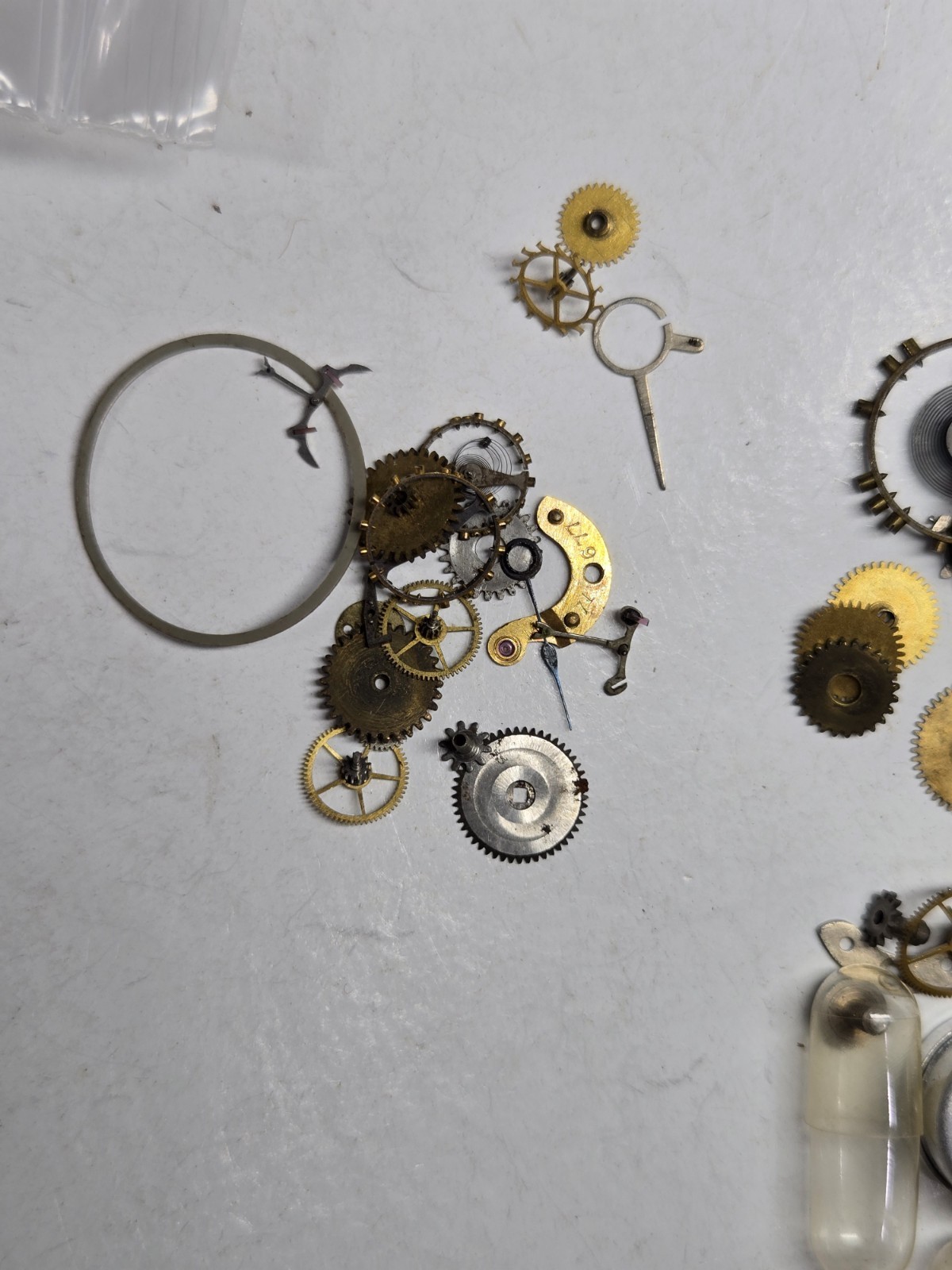 mens watch parts lot watchmaker pocket elgin 555 pilgram waltham bench sweeps