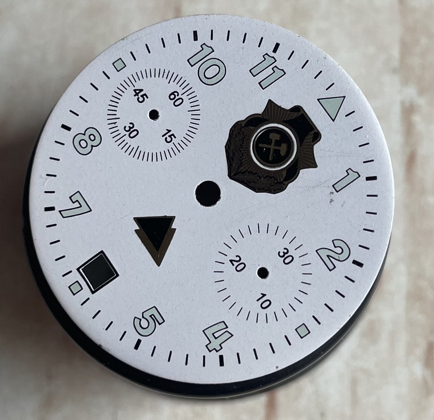 Original Poljot Chronograph Cal 3133 Dial for Wrist Watch Face